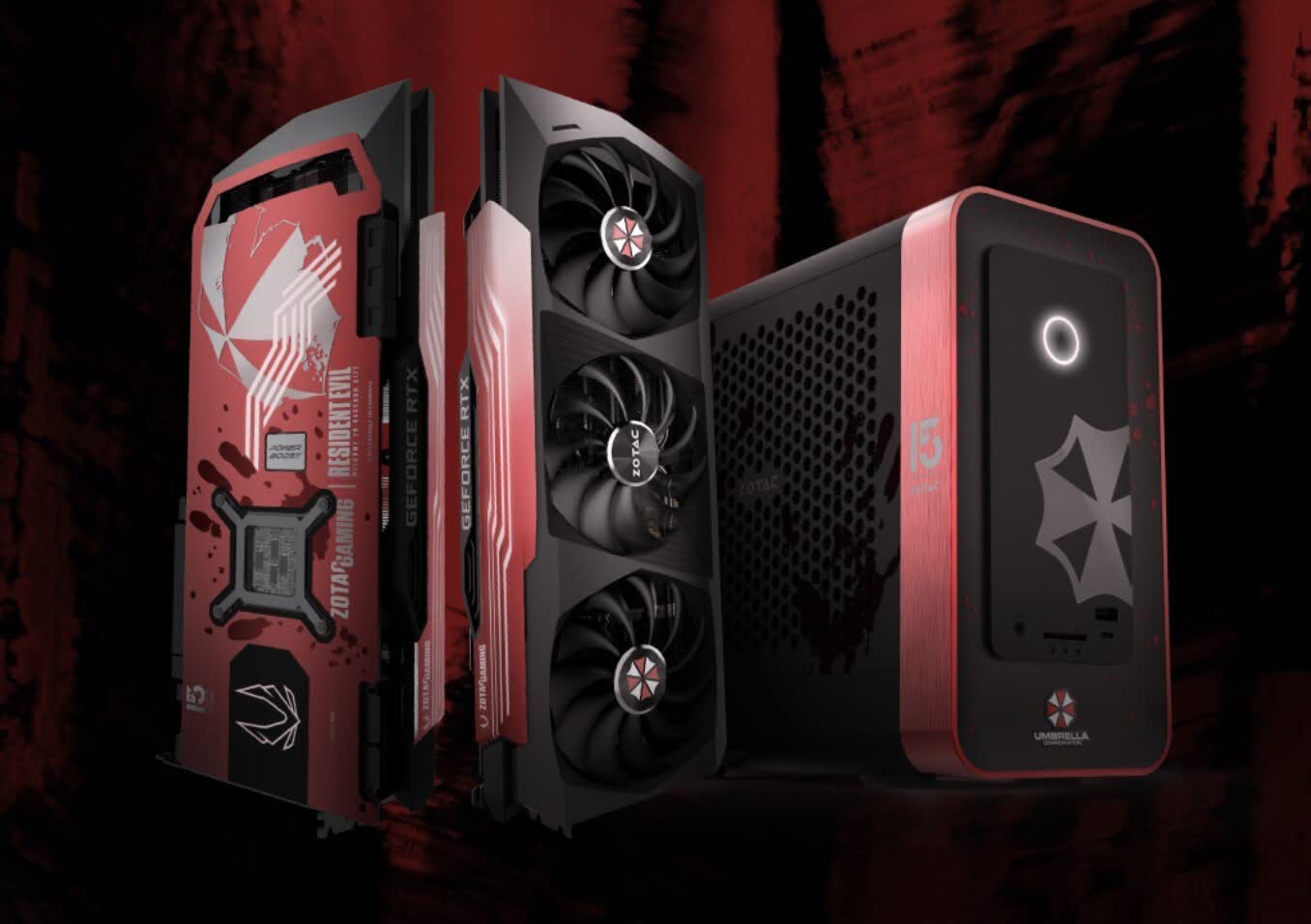 Zotac is giving away a Resident Evil-themed Mini PC, RTX 3070 Ti, and RTX 3080 Ti