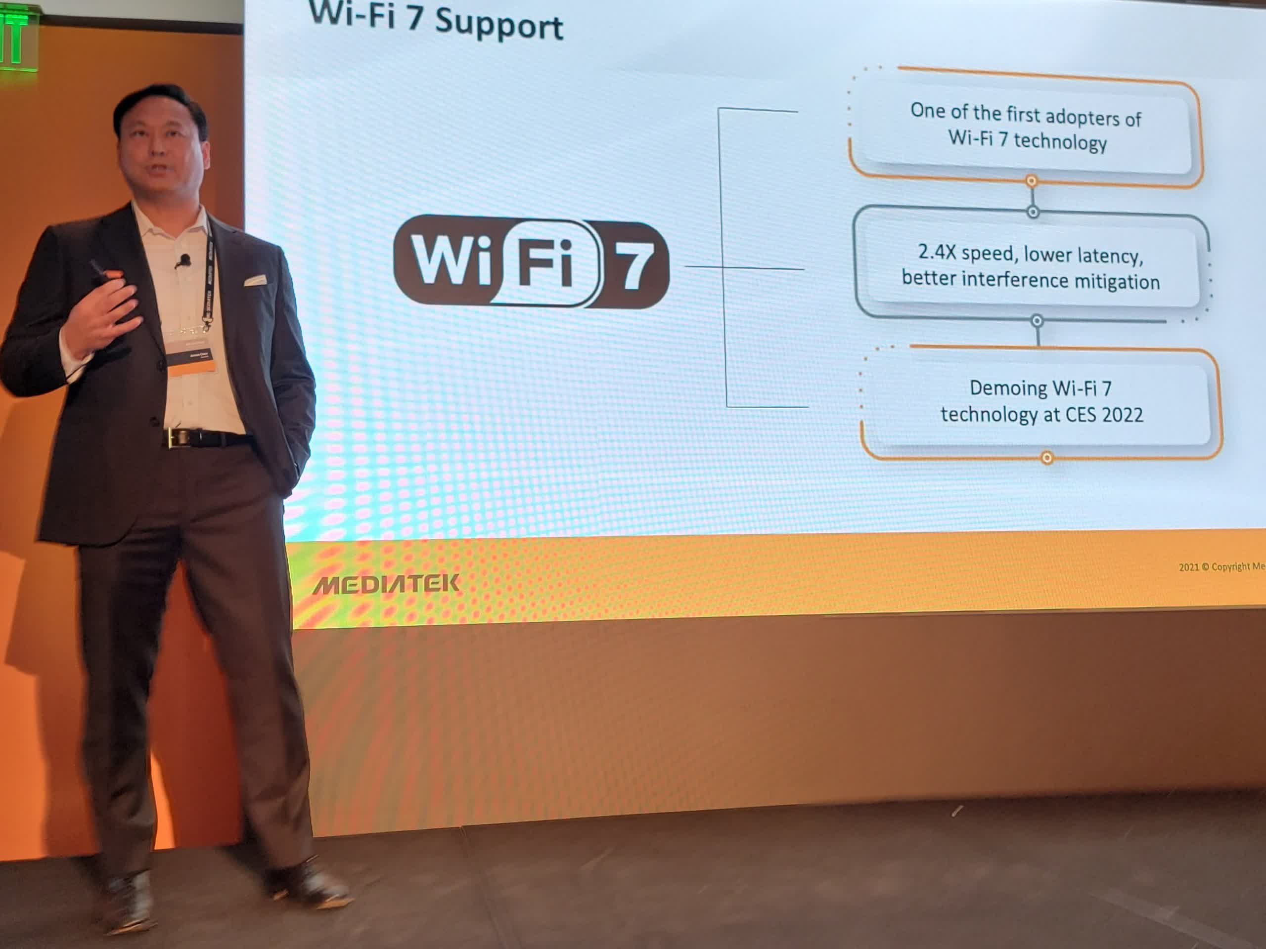 MediaTek plans to demo Wi-Fi 7 for the first time at CES 2022