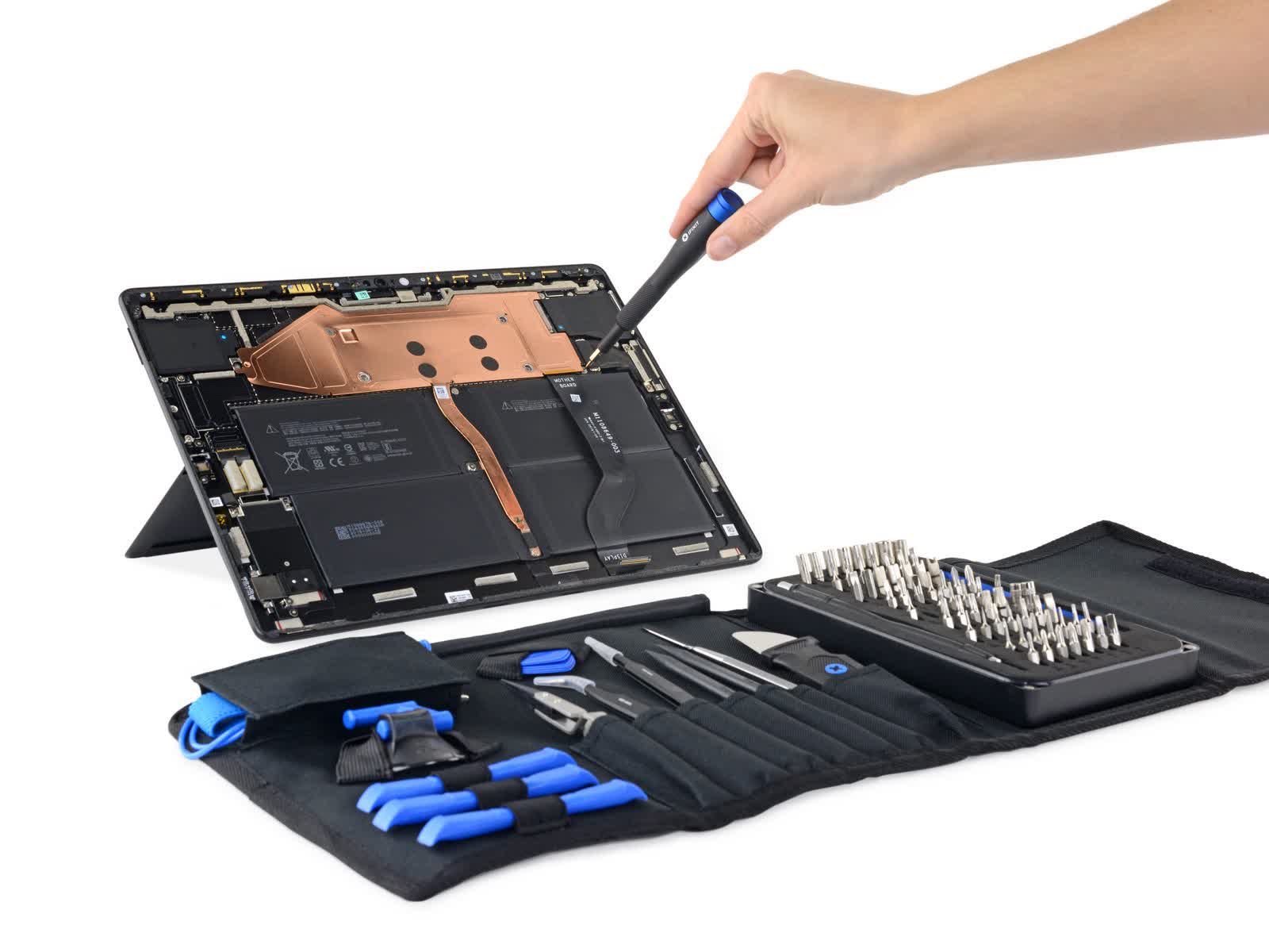 Microsoft partners with iFixit to make Surface devices easier to repair |  TechSpot