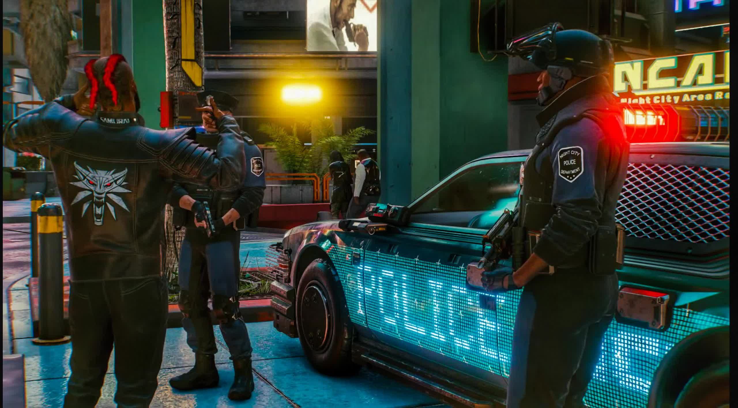 Cyberpunk 2077 dev explains its lack of police chases