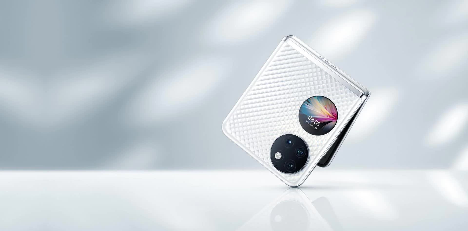Huawei's P50 Pocket is a fancier Galaxy Z Flip 3 alternative that costs $1,400