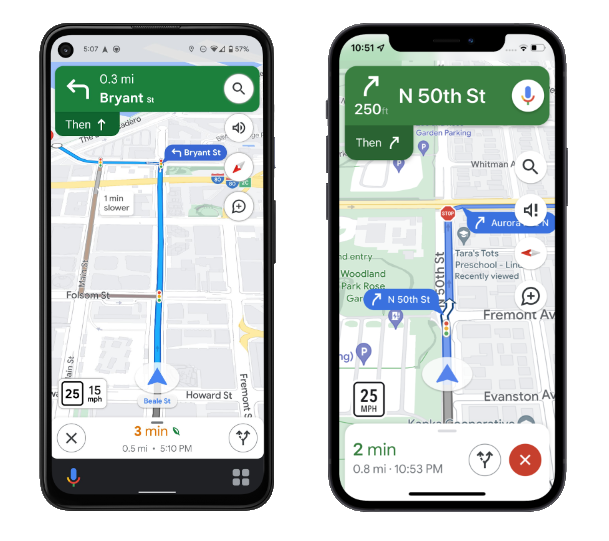 Google Maps will soon display traffic lights, stop signs, and