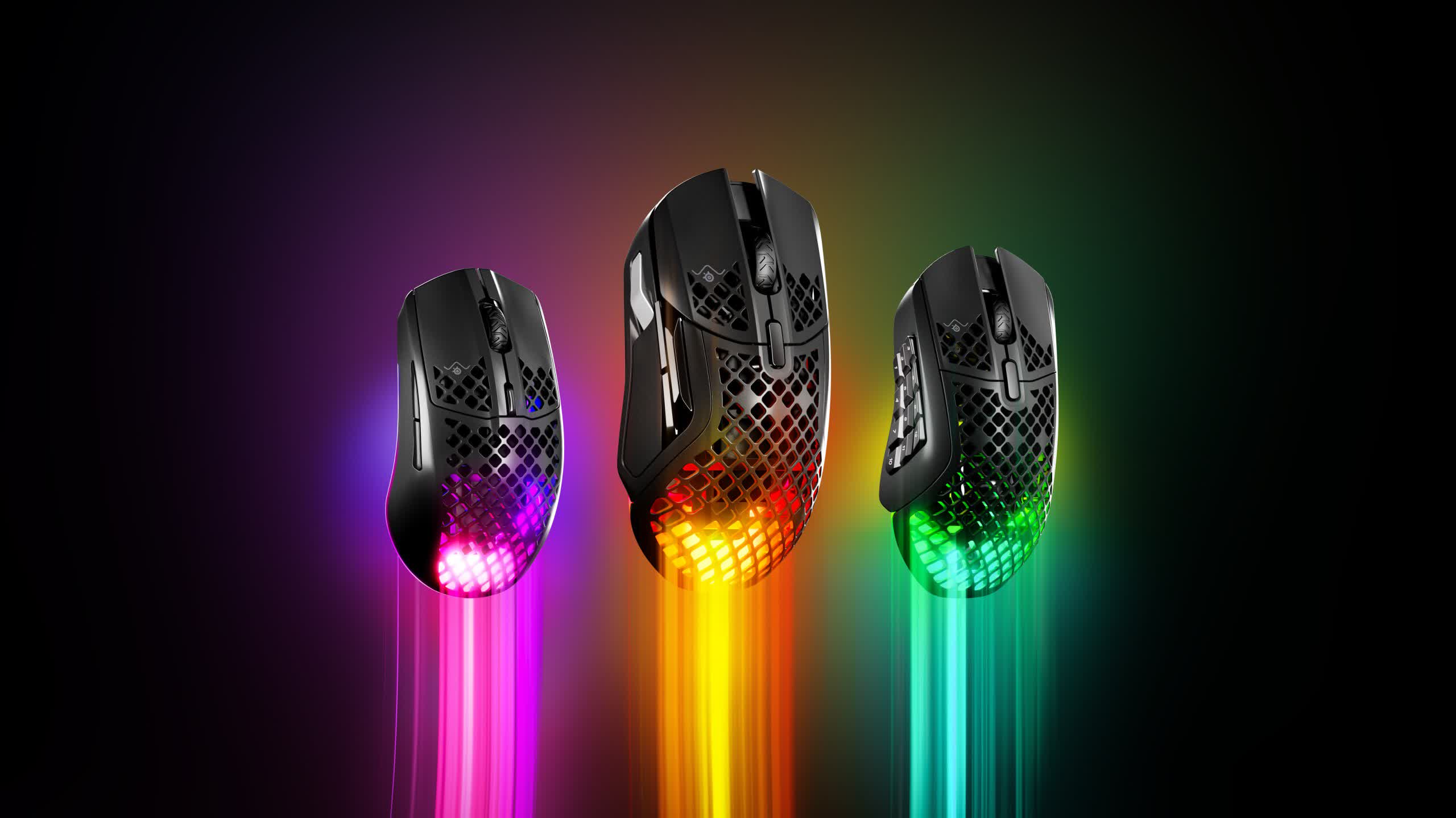 SteelSeries adds new mice to Aerox line, including the lightest multi-genre mouse on the planet
