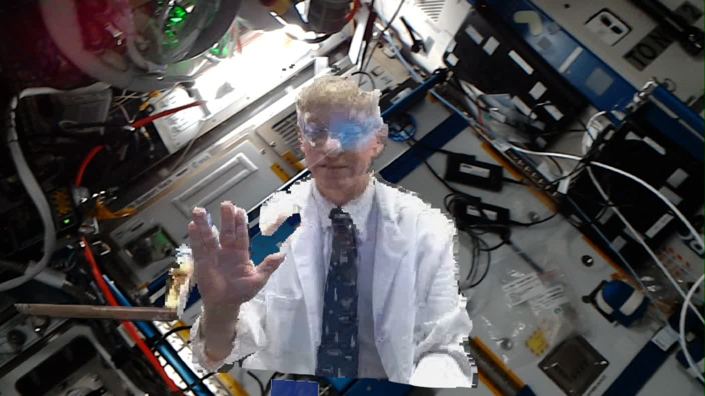 NASA beamed holographic doctors to the International Space Station