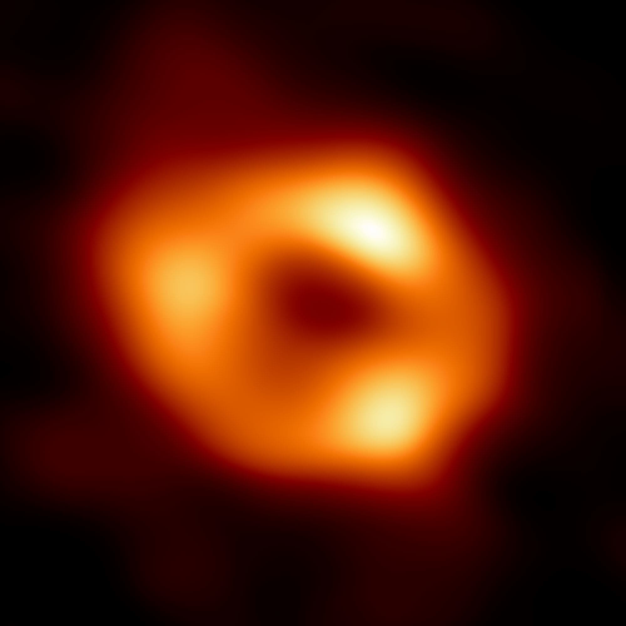 Astronomers share first image of the black hole at the center of the Milky Way