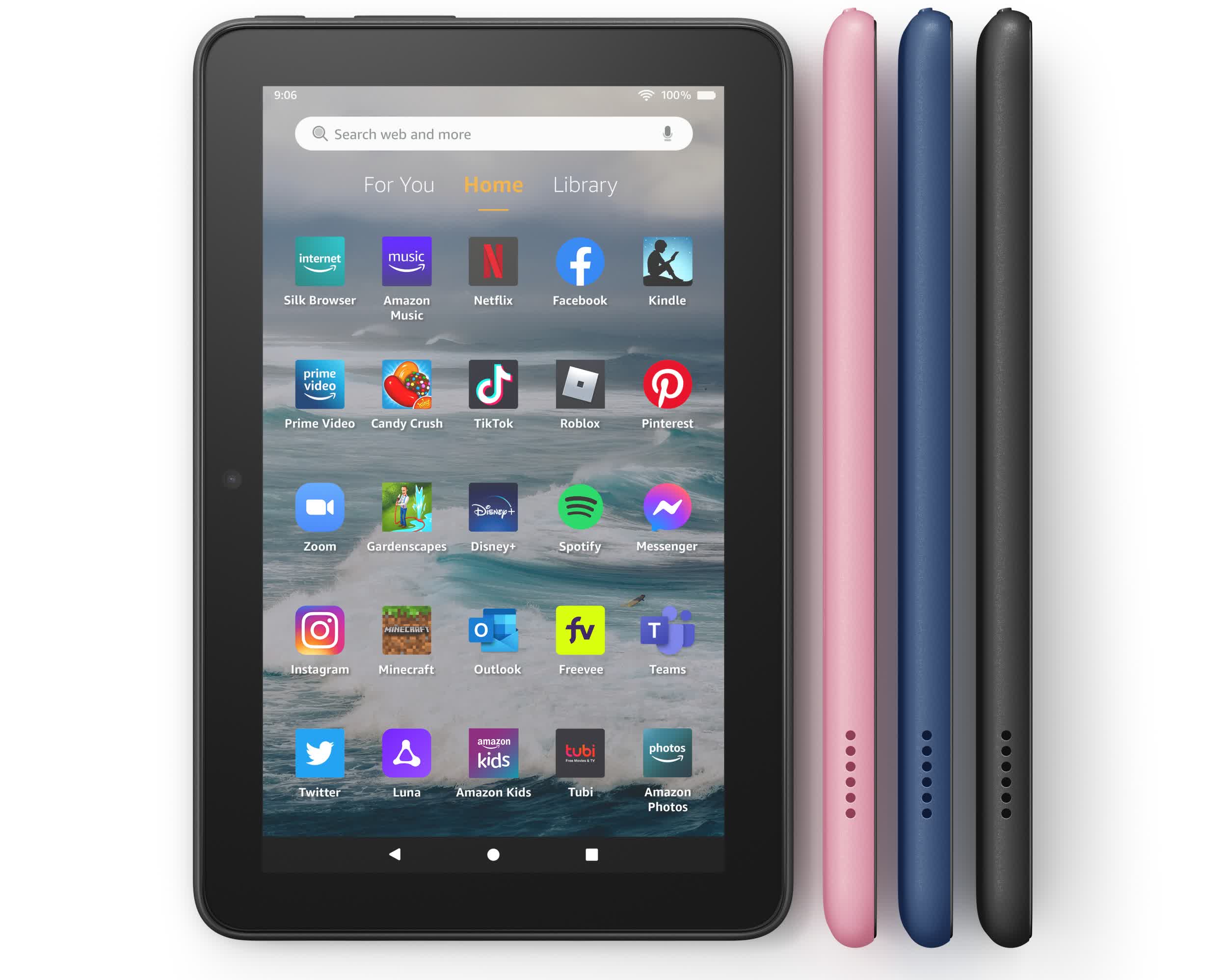 Refreshed Amazon Fire 7 tablet gets faster CPU, more RAM, longer battery life and USB-C