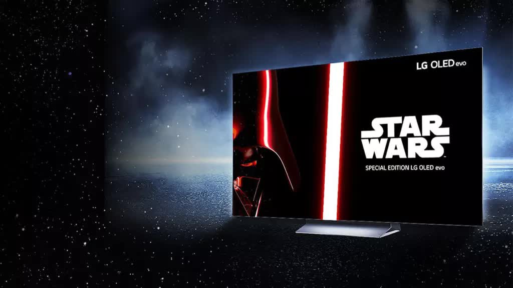 Feel The Force with this Star Wars-themed LG C2 OLED TV