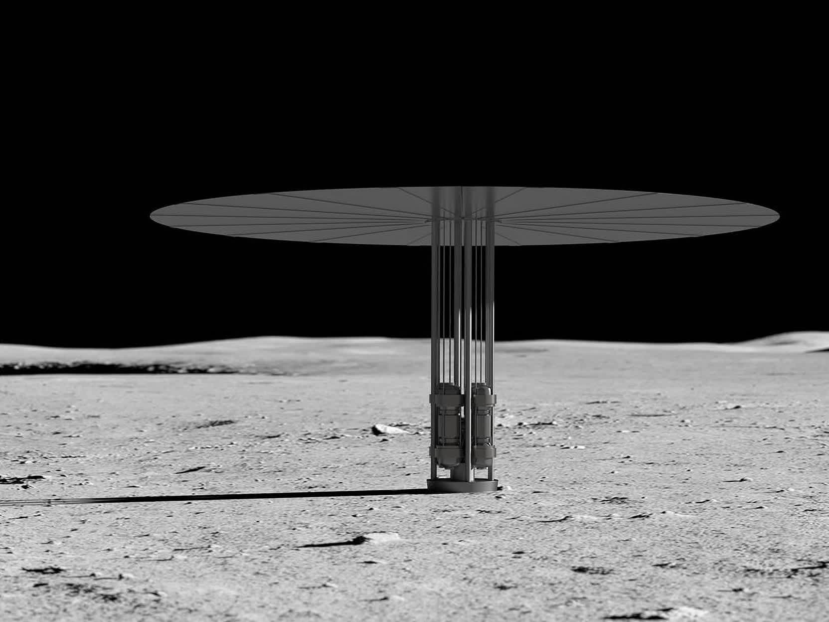 NASA awards three contracts to design a nuclear power plant for the Moon