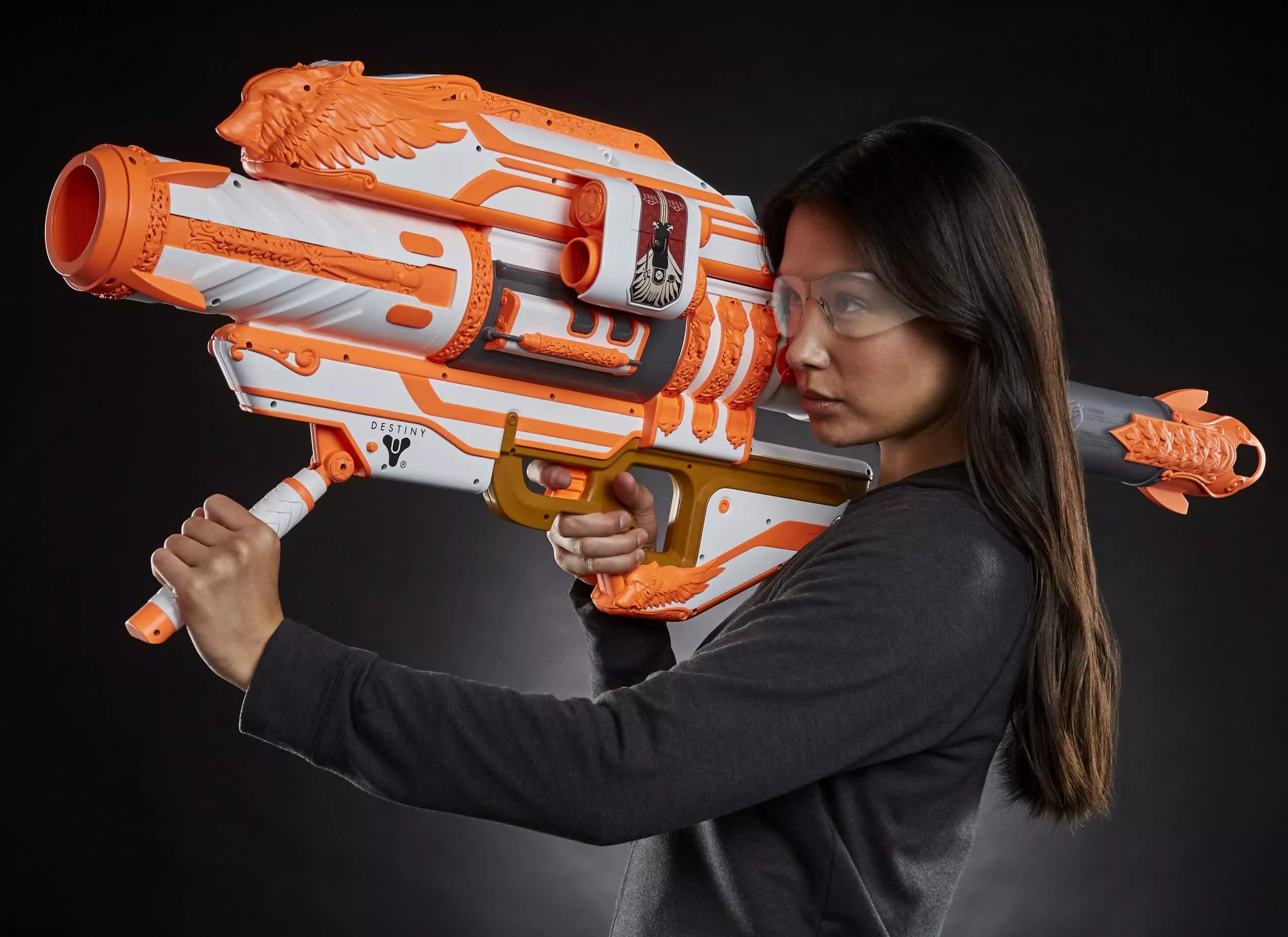 Nerf's Gjallarhorn rocket launcher from Destiny is over four feet