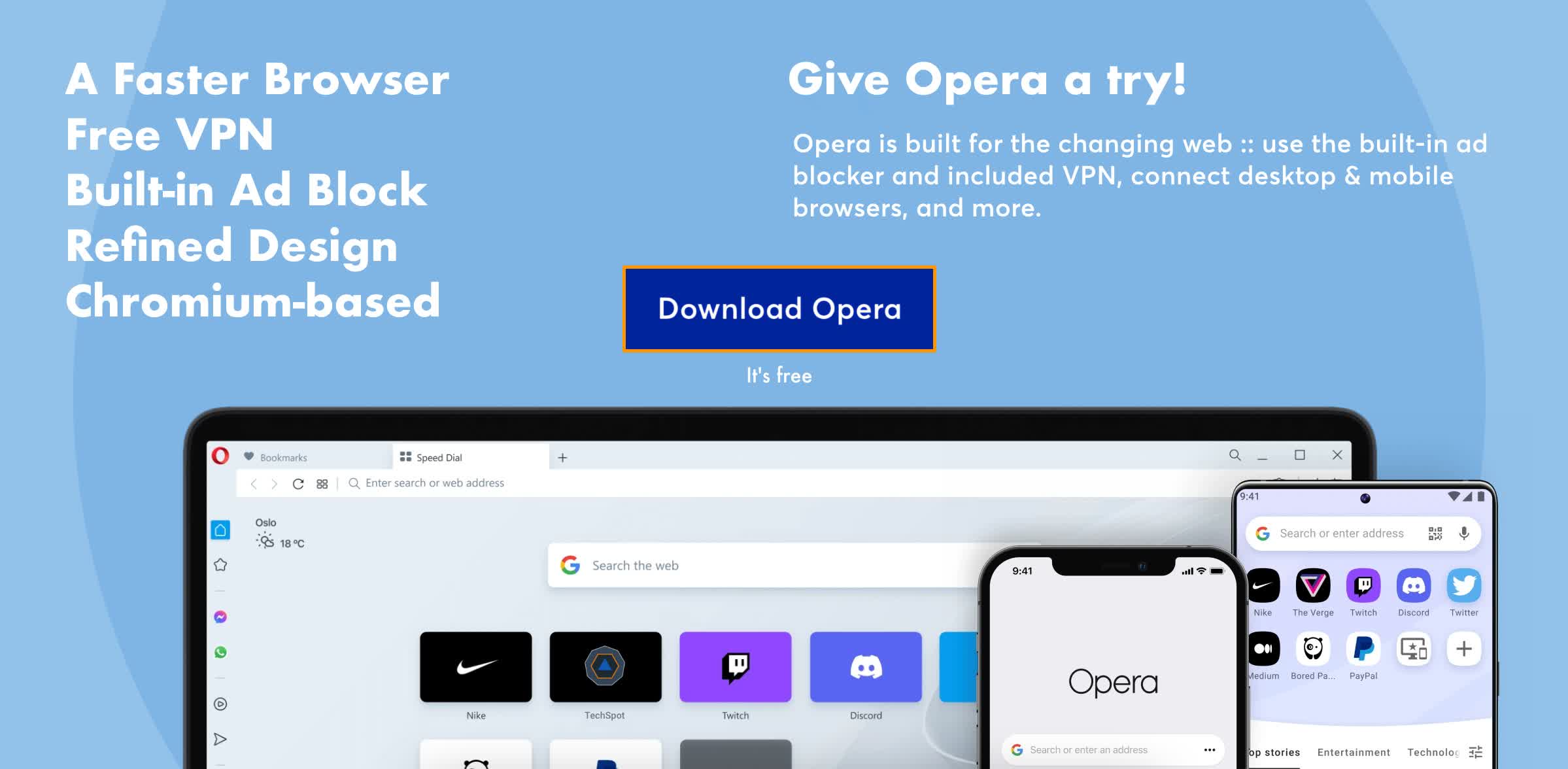 Opera web browser