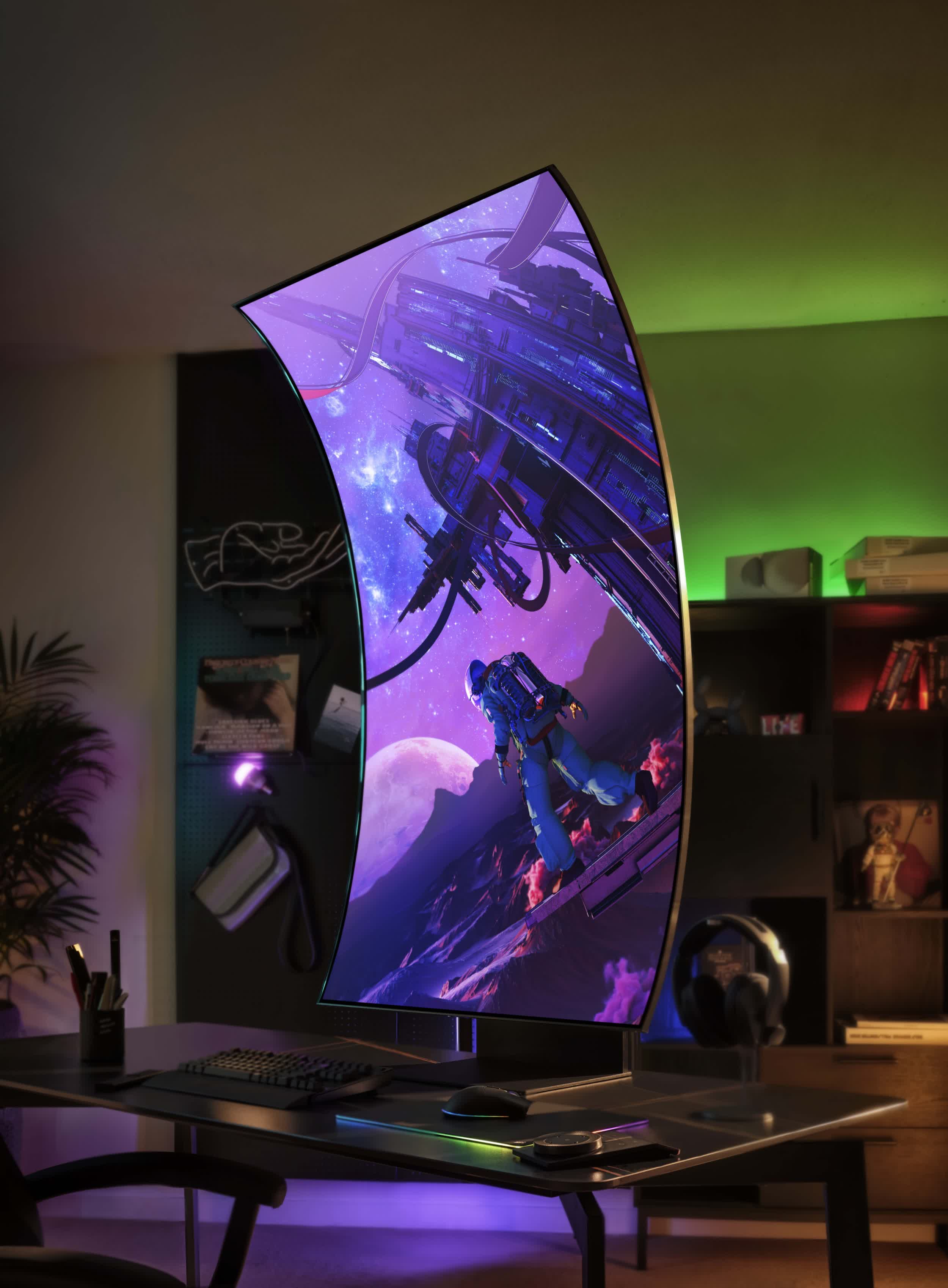 Samsung Odyssey Ark es el nuevo monitor curvo vertical