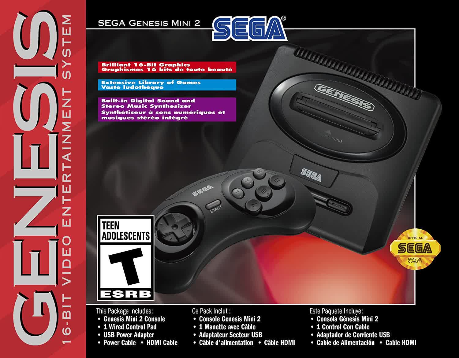 Sega's Genesis Mini 2 will ship with a well-rounded bundle of 60 games