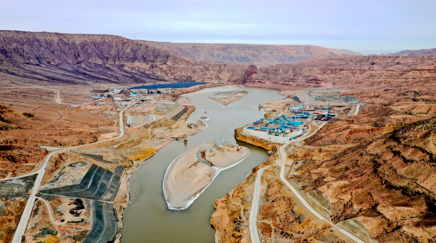 Researchers want to build a dam with a distributed 3D printer