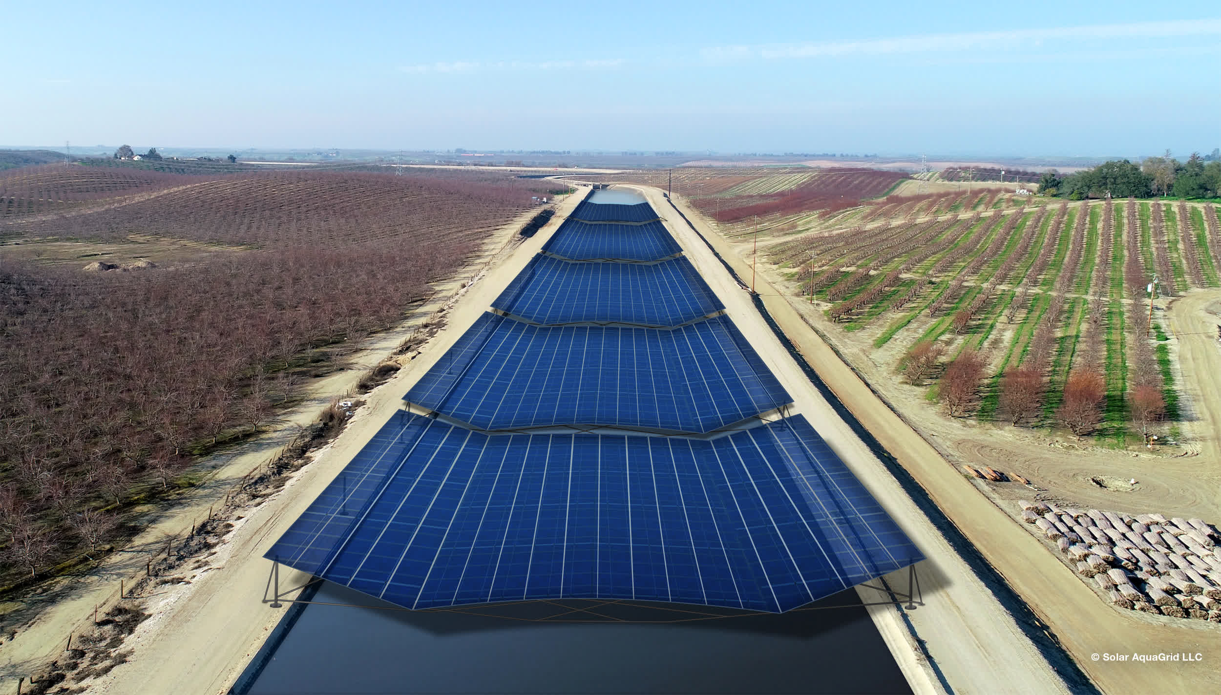 California is spending $20M to install solar panels over 1.6 miles of canals