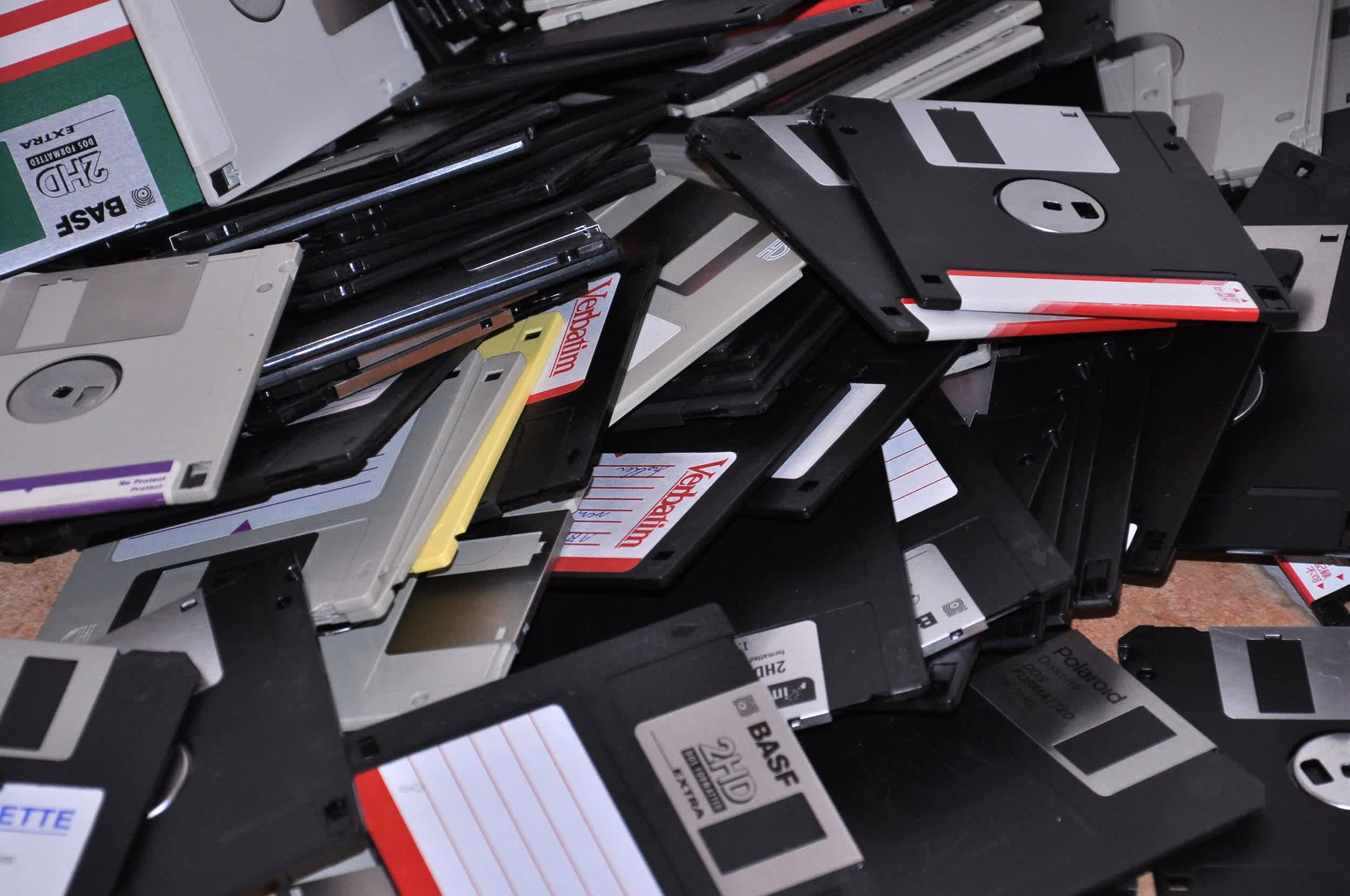 The last man selling floppy disks says he still receives orders from airlines