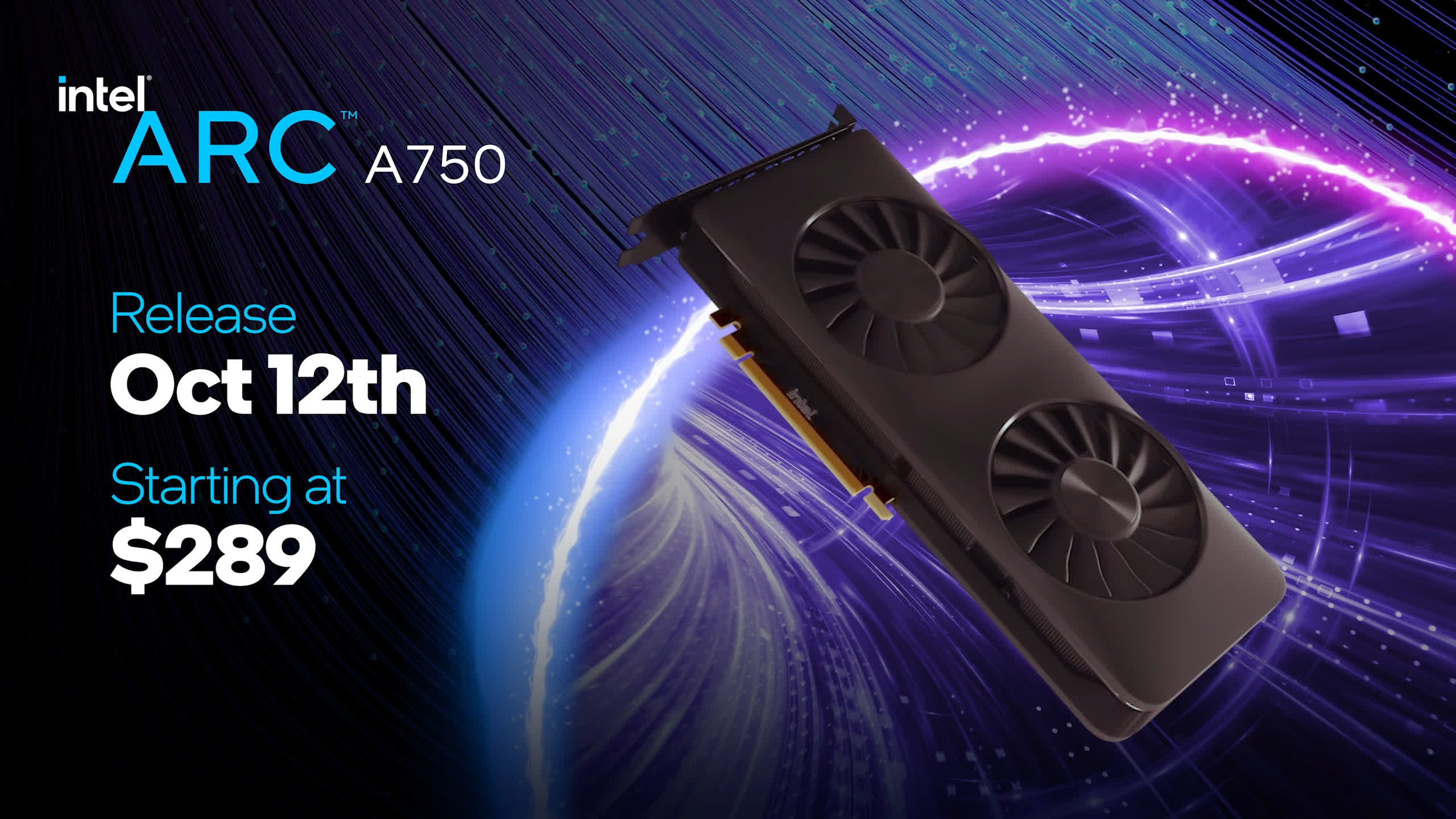Intel Arc A750 ships October 12 starting at $289 | TechSpot