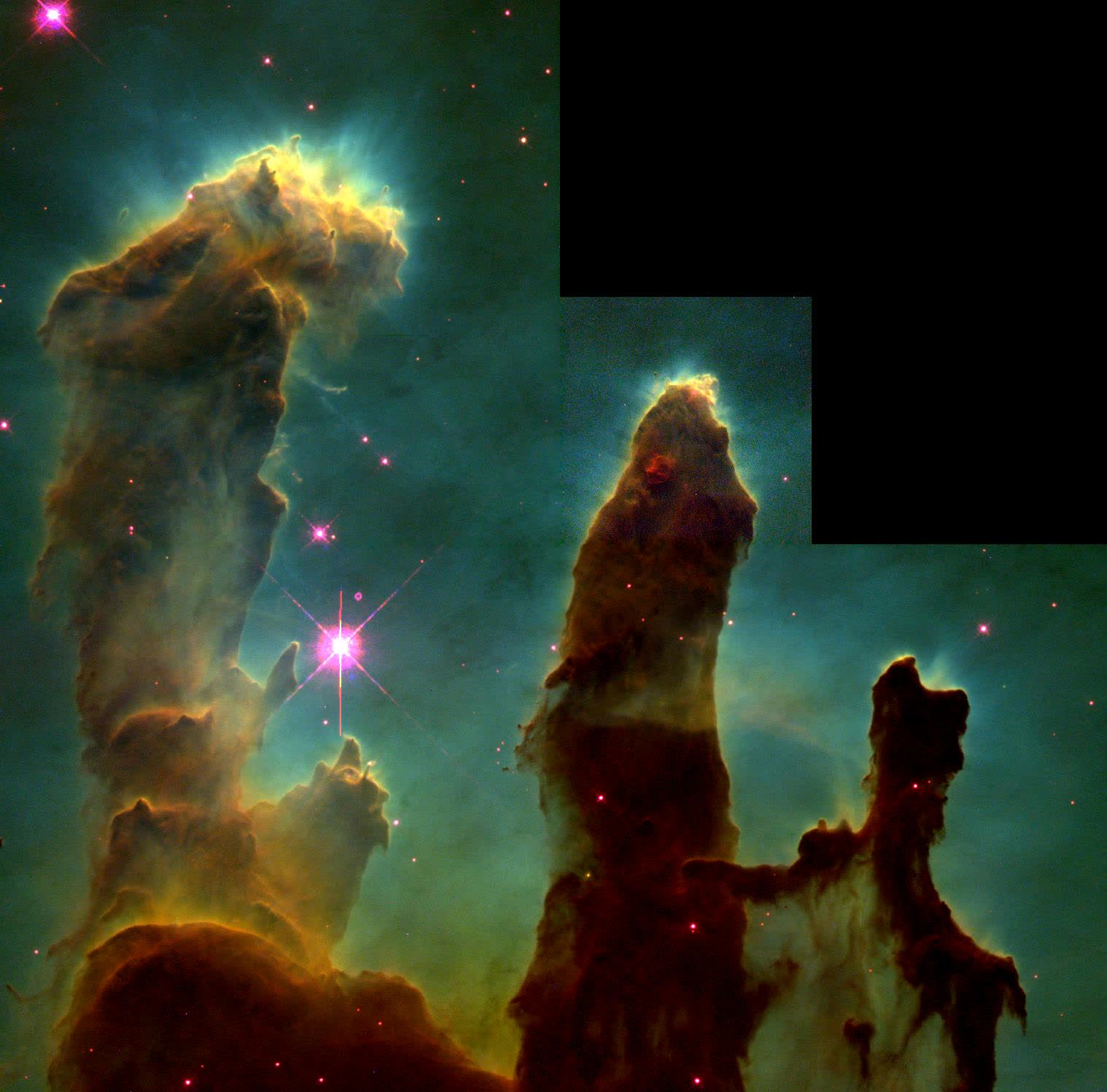 NASA's Webb Takes Star-Filled Portrait of Pillars of Creation - NASA