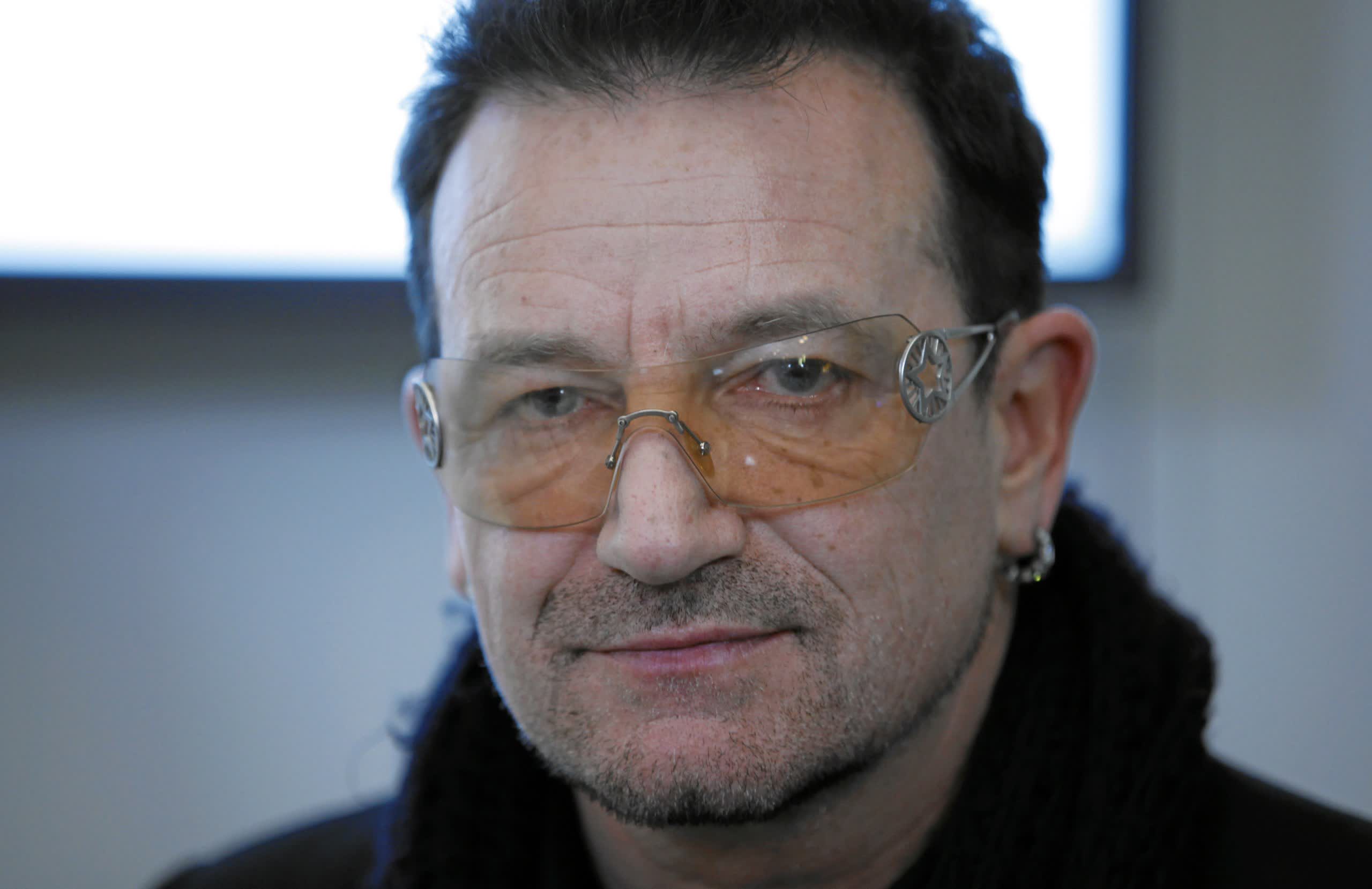 Bono says to blame him for the infamous free U2 album on iTunes