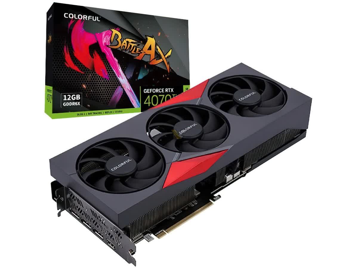 Colorful RTX 4070 Ti listing confirms GPU is a rebranded RTX 4080 12GB