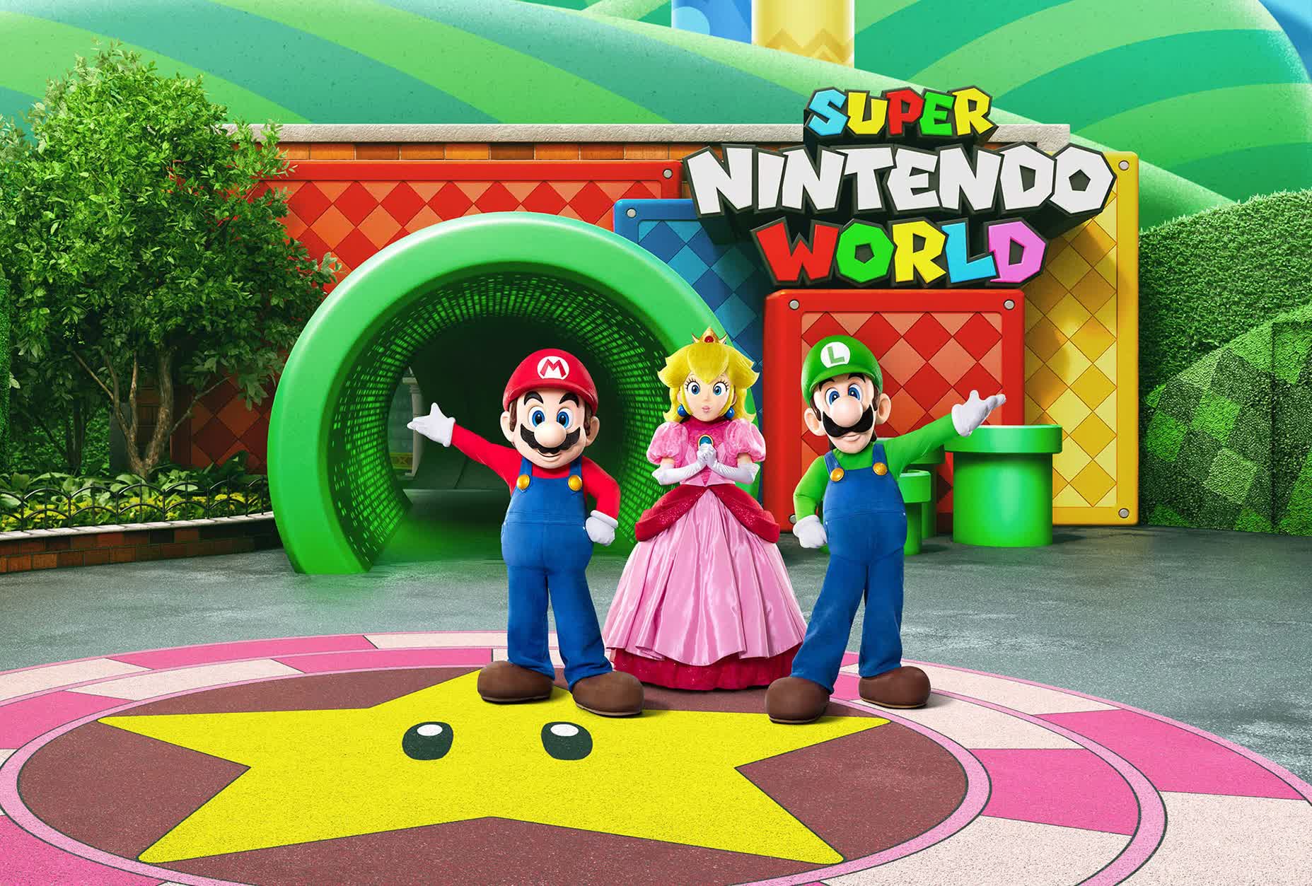 Miyamoto leads fans through Super Nintendo World—and it looks