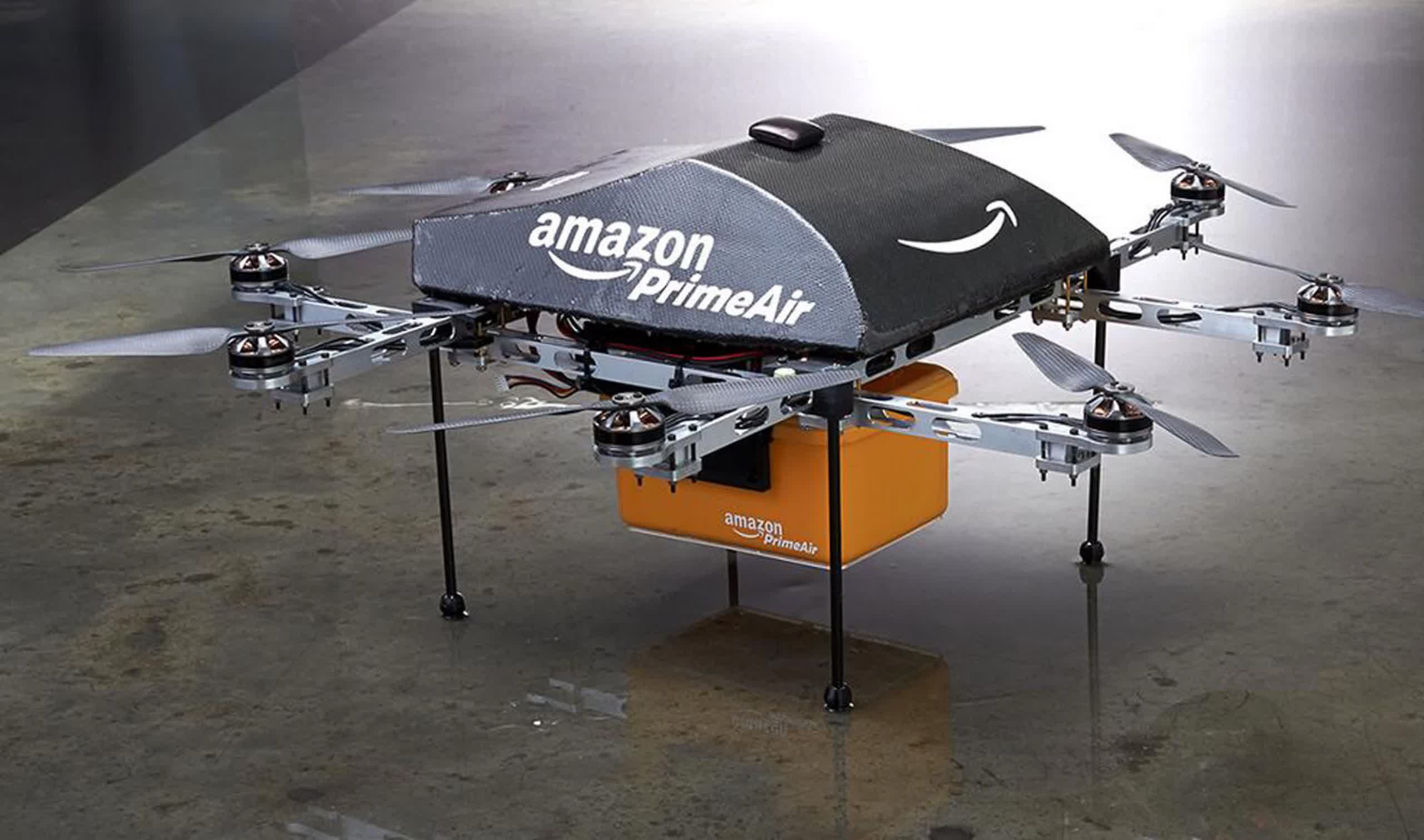 Amazon's drone-delivery service rolled out in California and Texas