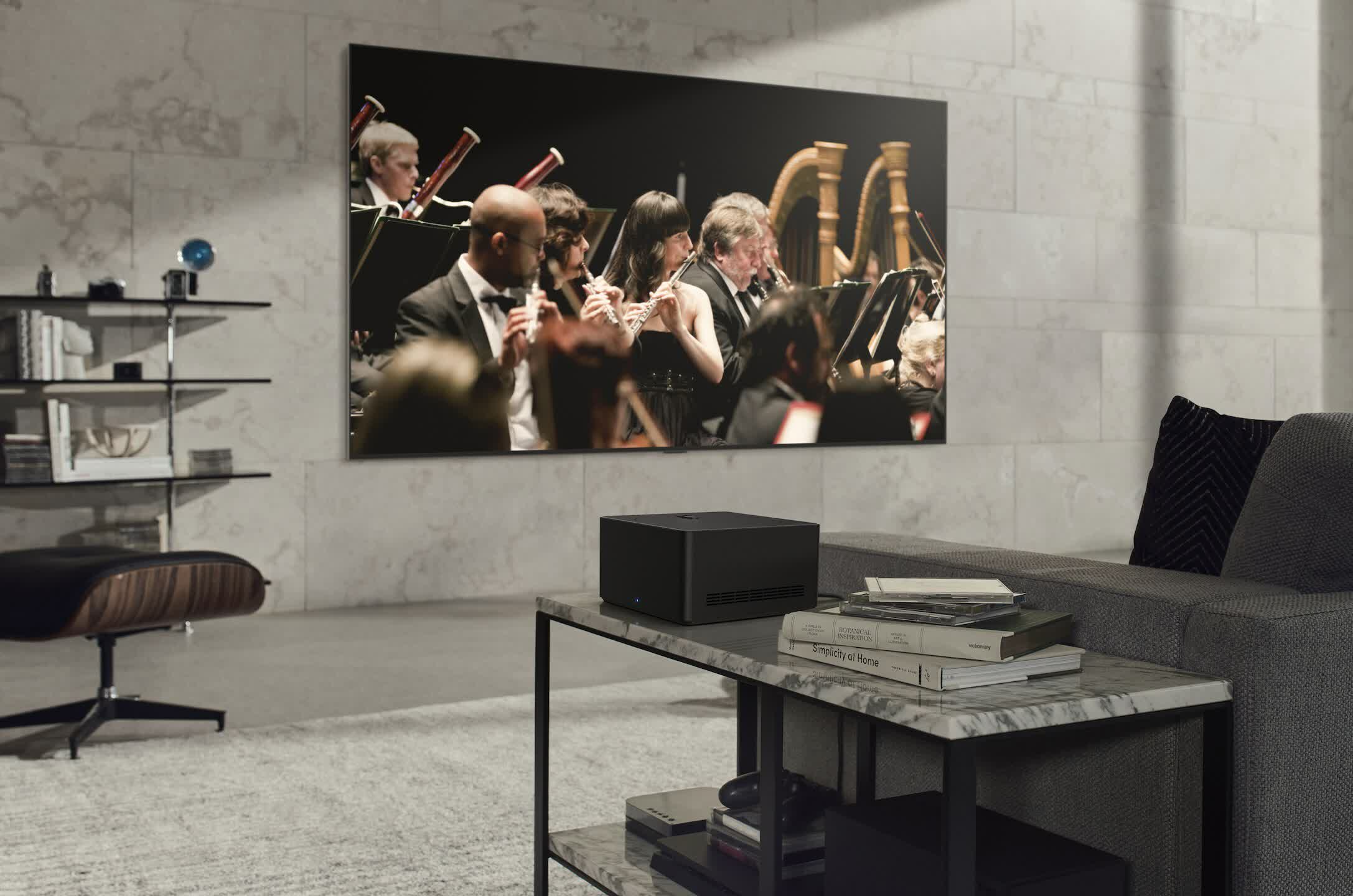 Next-gen TV: LG's 97-inch Signature OLED receives all audio and video signals wirelessly