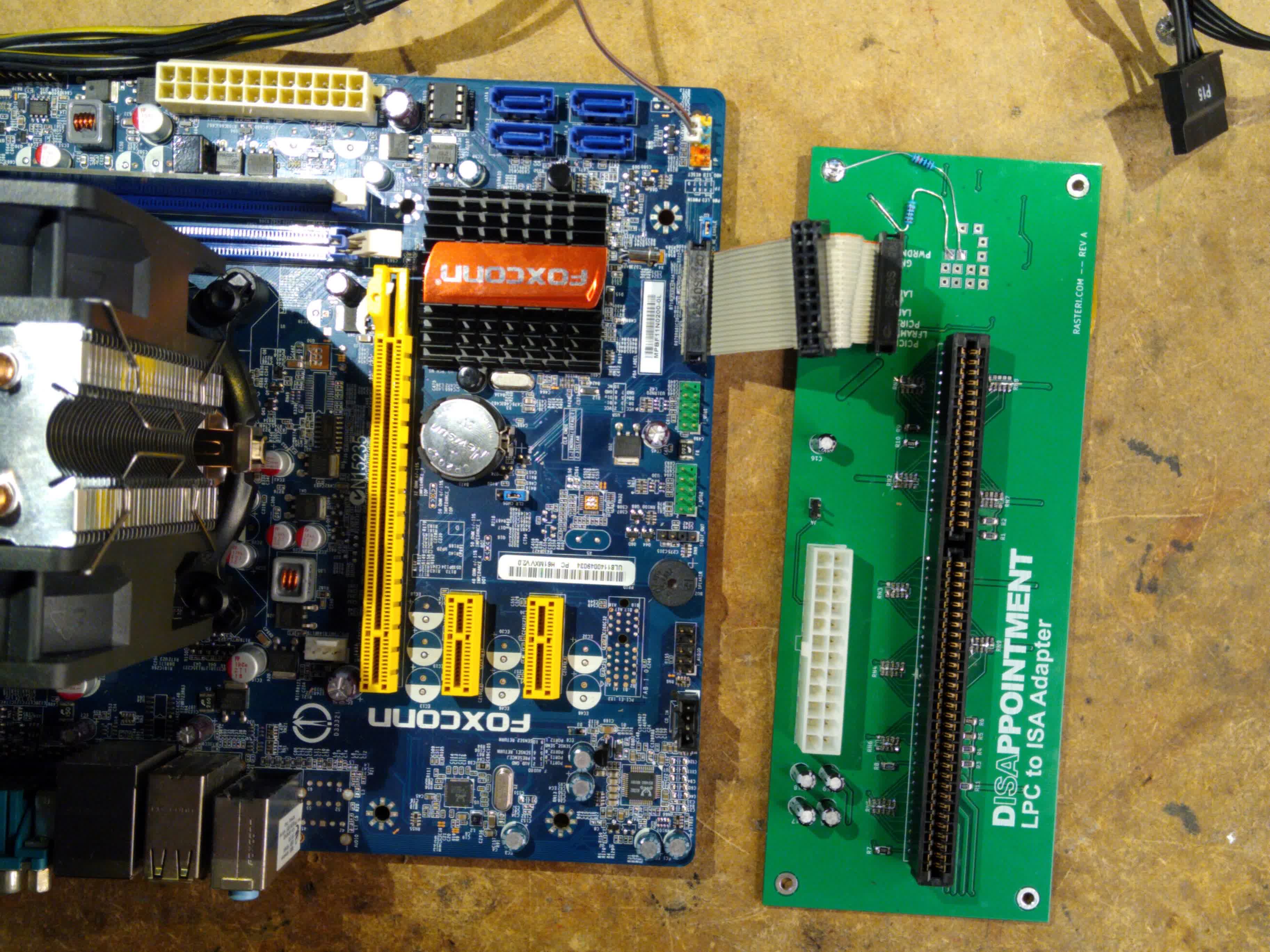 Modder adds ISA slot to modern PC for retro gaming goodness