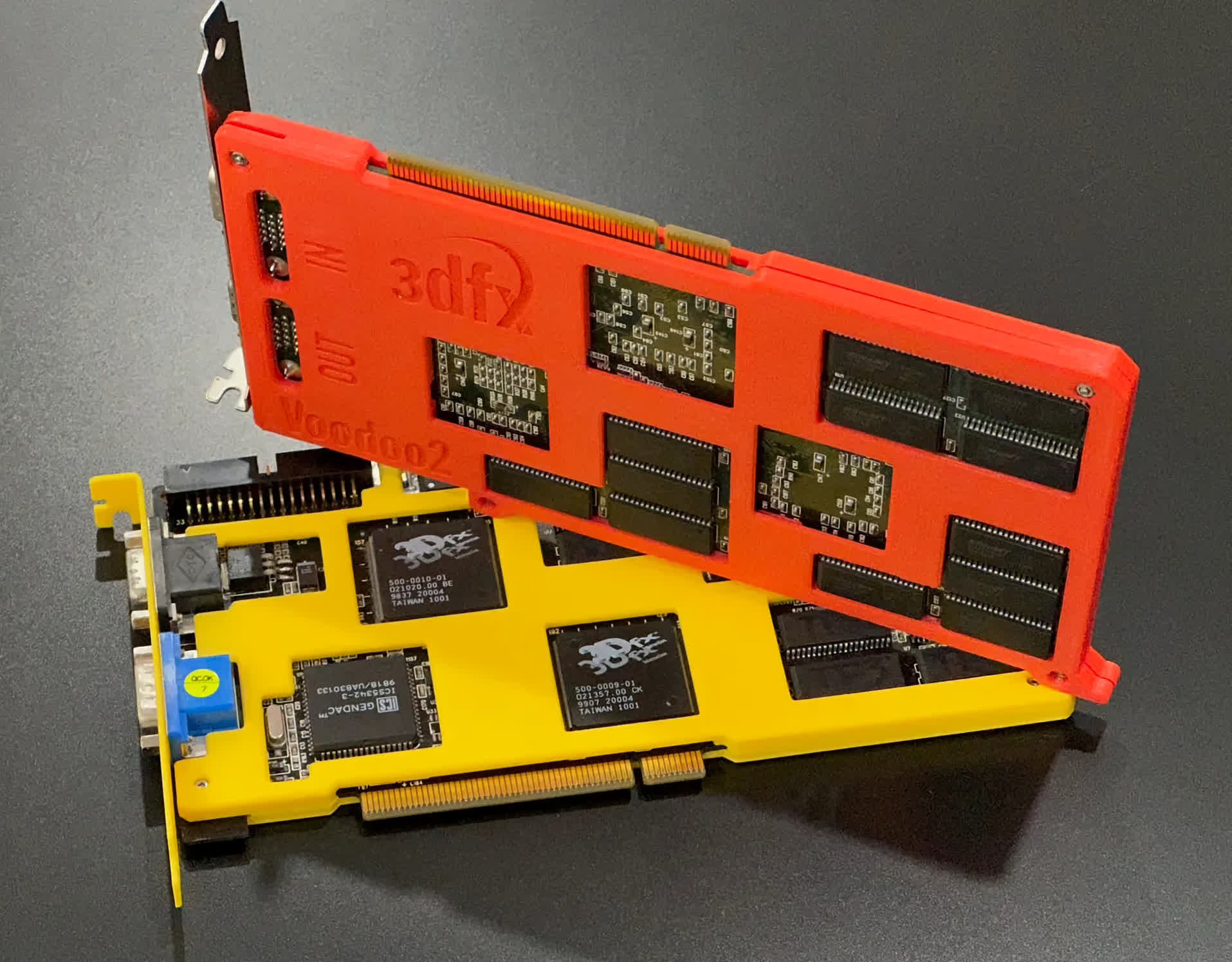 3D printed armor kit can protect your vintage 3Dfx Voodoo2 card against physical damage