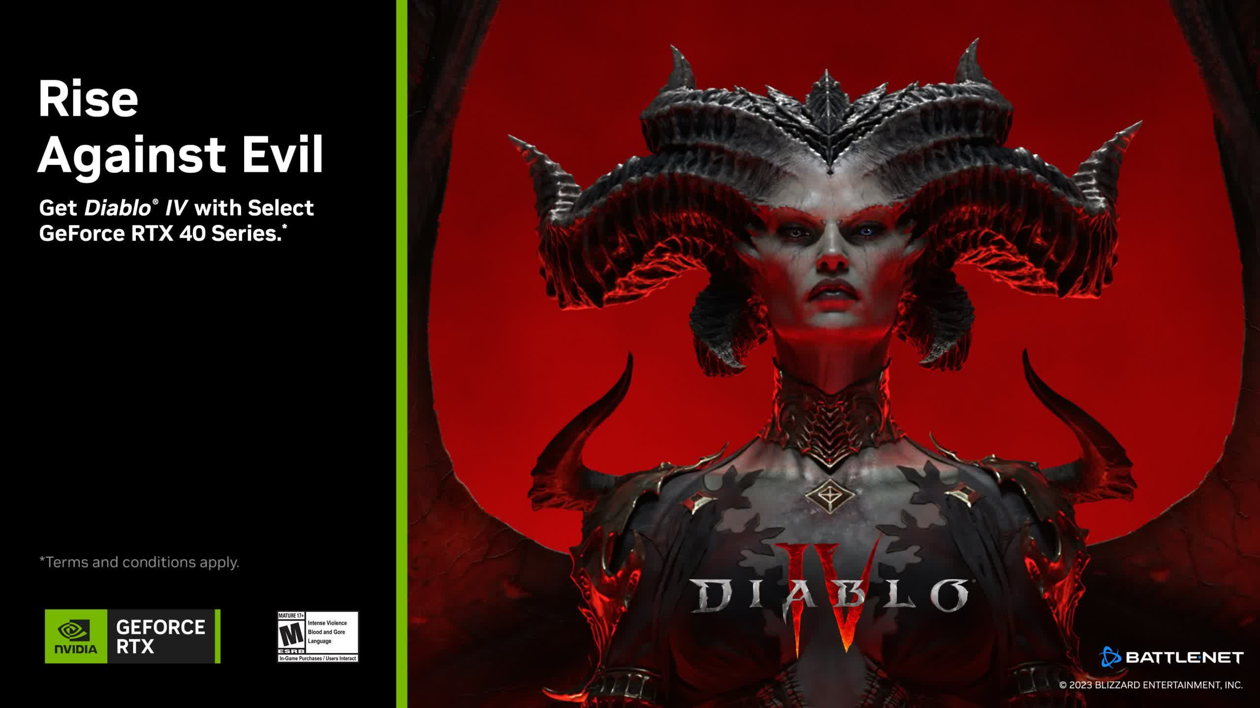 Nvidia bundles Diablo IV with RTX 4000 sequence desktop GPUs