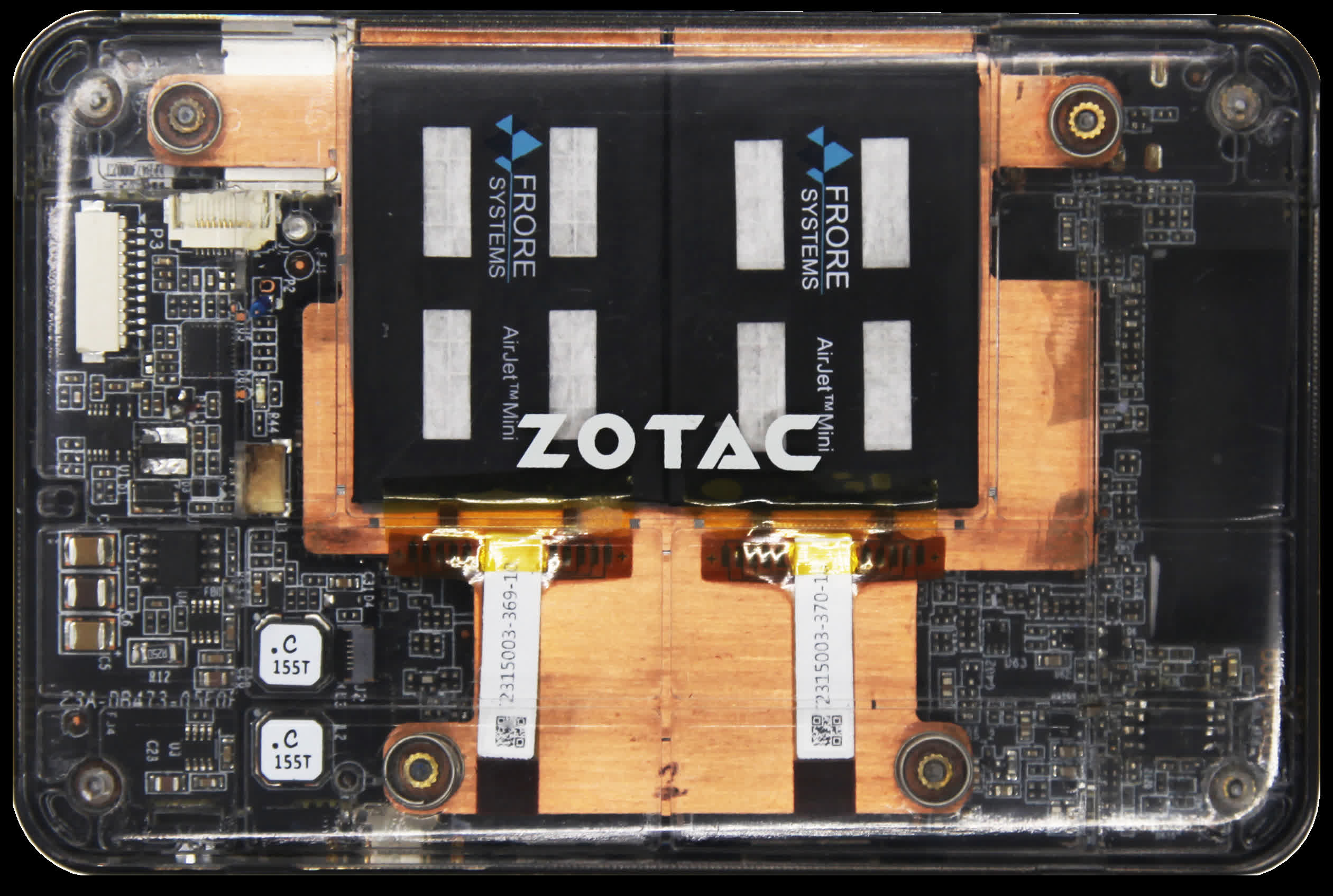 Zotac's latest mini PC gets a pair of fanless AirJet coolers