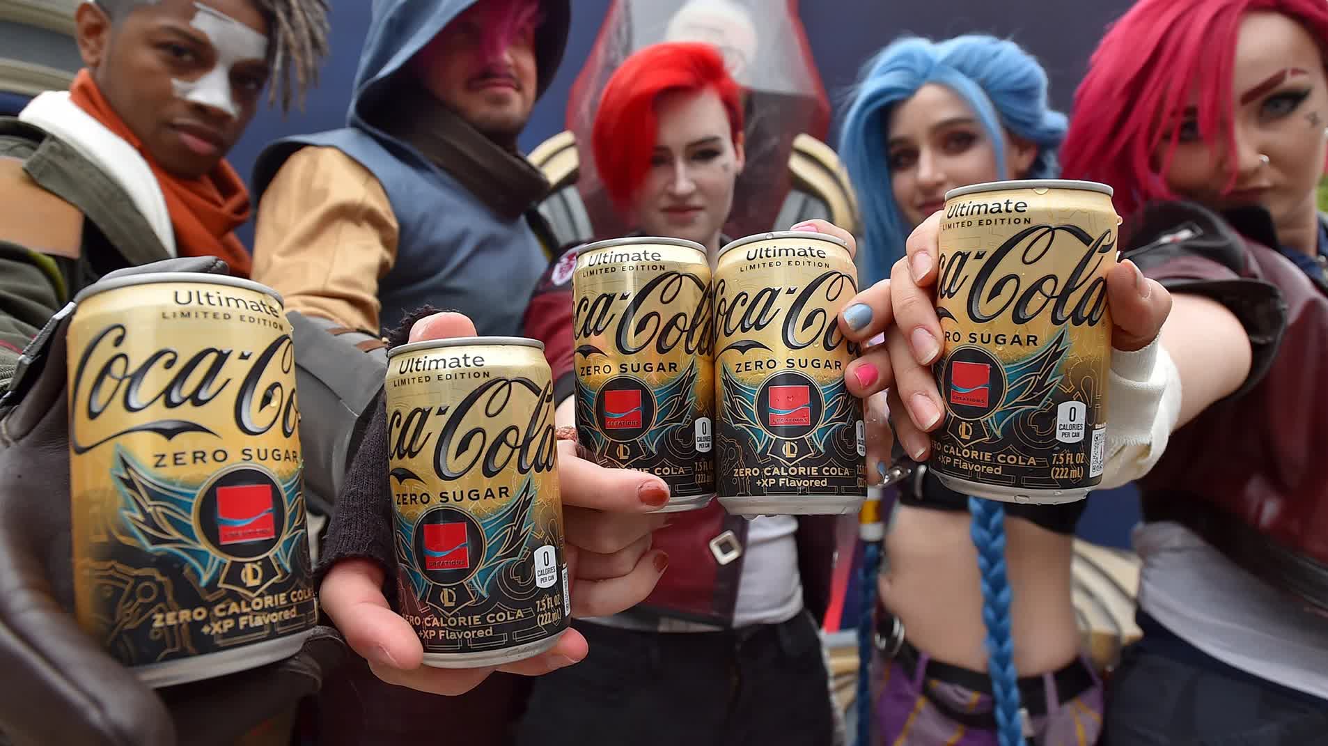 Coca-Cola's latest soda takes aim at gamers, tastes like League of Legends XP