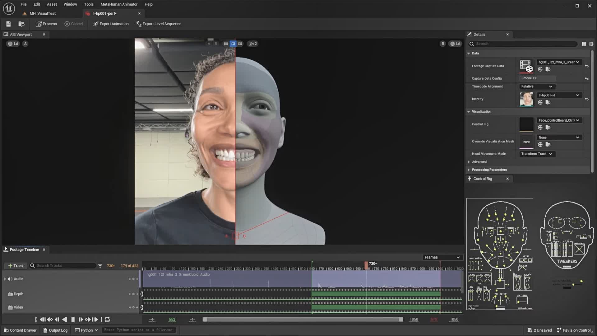 Senua's Saga: Hellblade II 'Real-Time Facial Animation Showcase