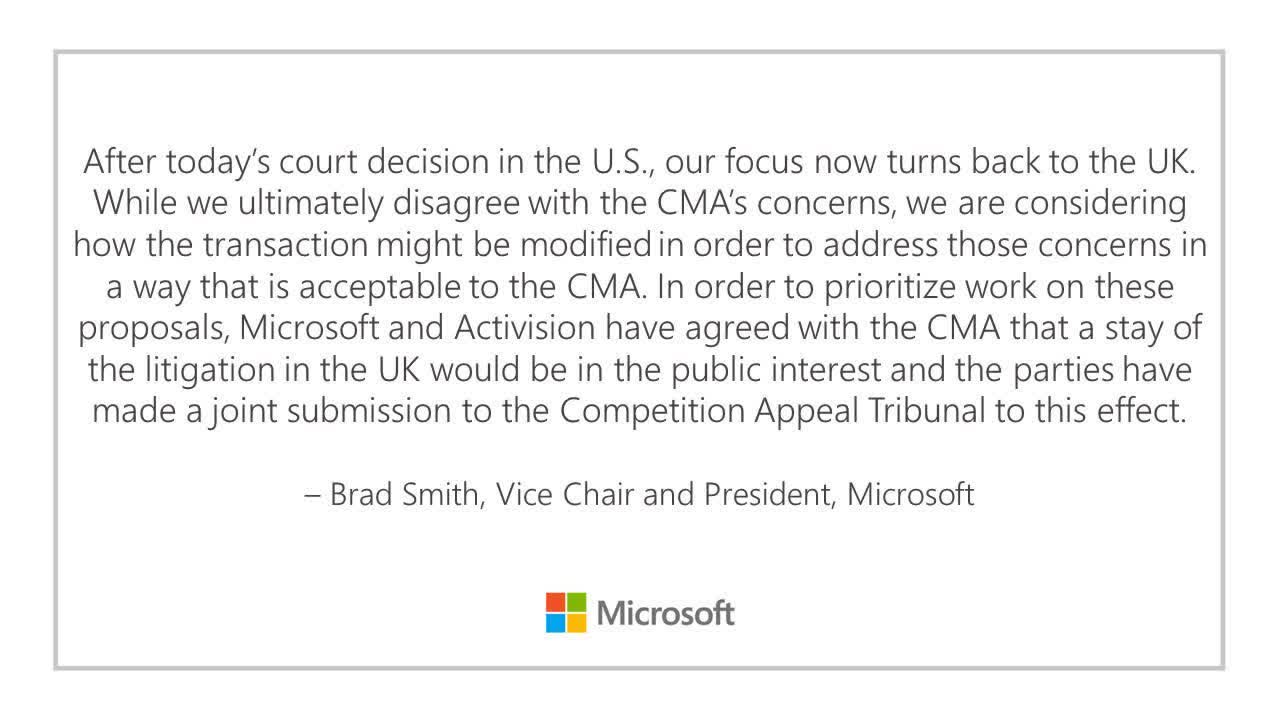 Microsoft's Activision Blizzard purchase will reportedly be