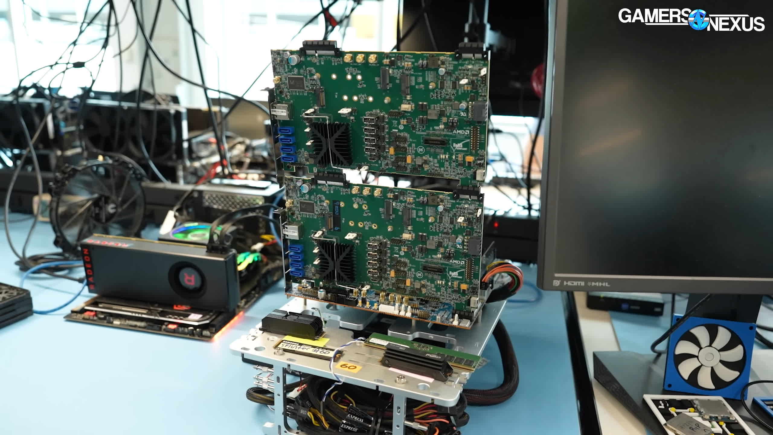 AMD lab tour highlights infinitely stackable AM5 test platform