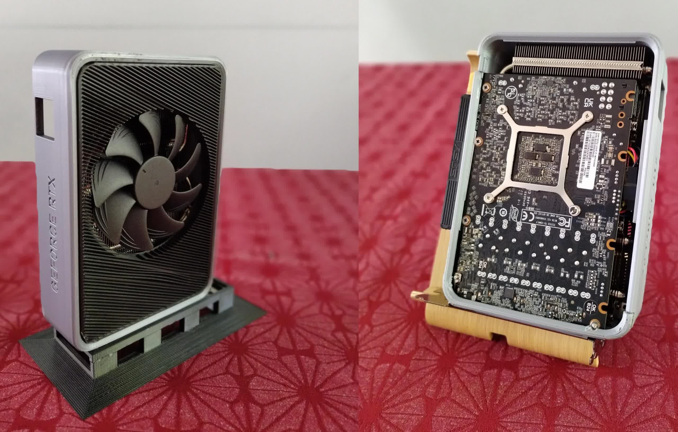 Modder 3D prints a custom Mini-ITX RTX 3060 Founders Edition