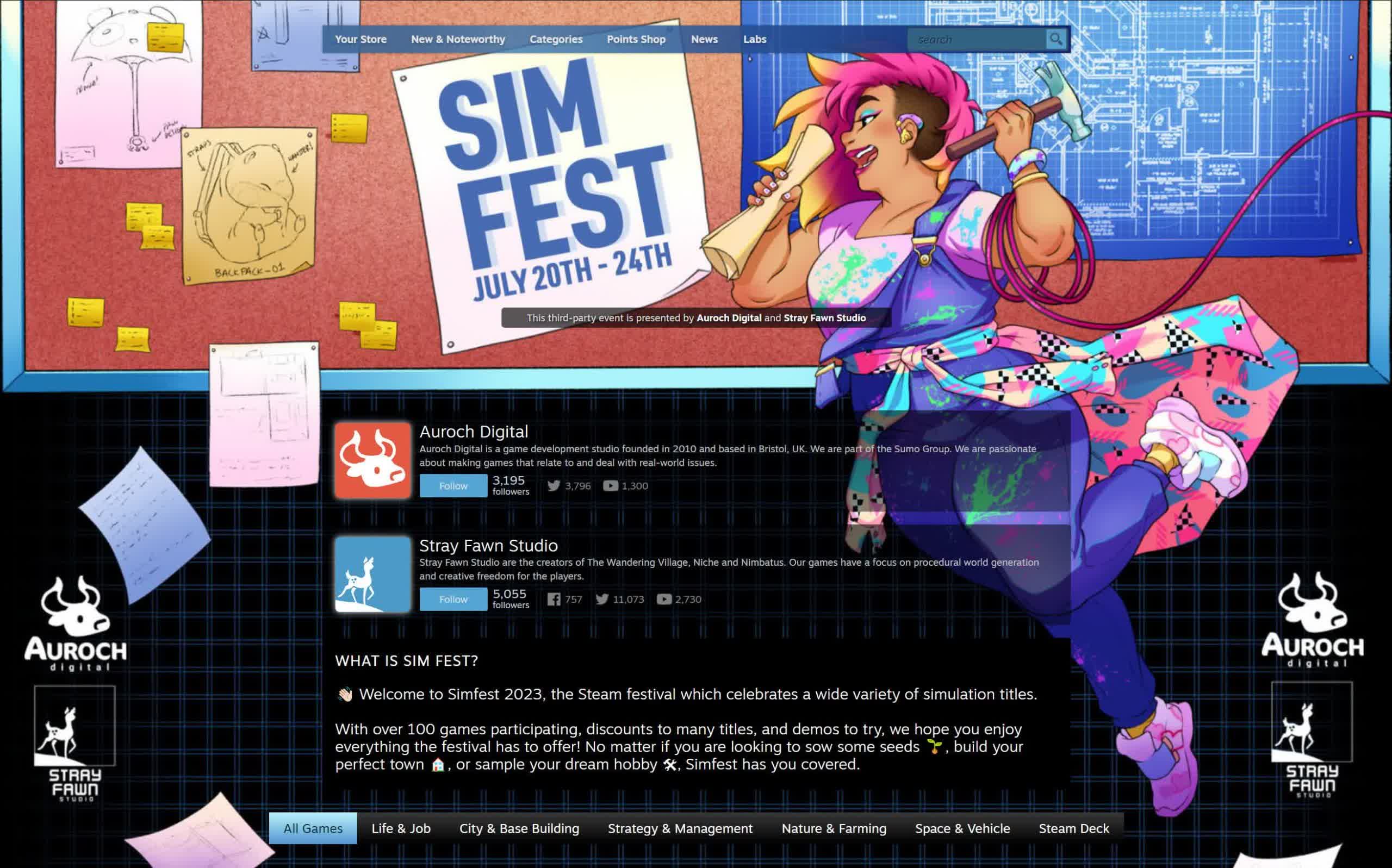 Steam's Simfest is on, hosting dozens of sim game deals