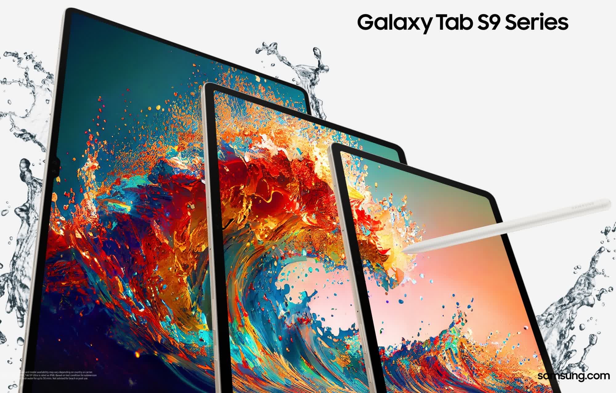 Samsung Galaxy Tab S9 series launches with 120Hz displays, IP68 rating, and more