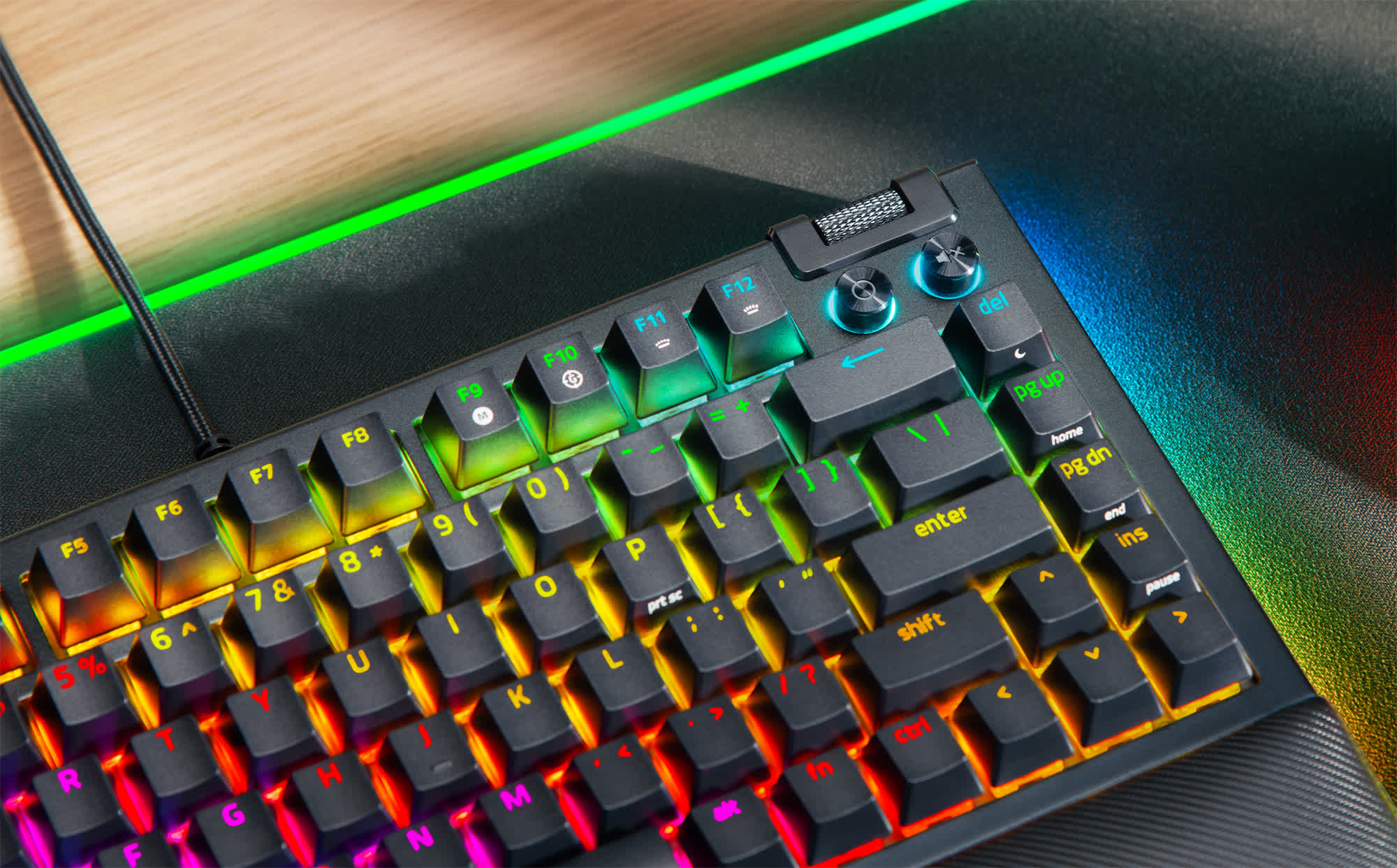 Razer BlackWidow 4 75% sports hot-swappable switches