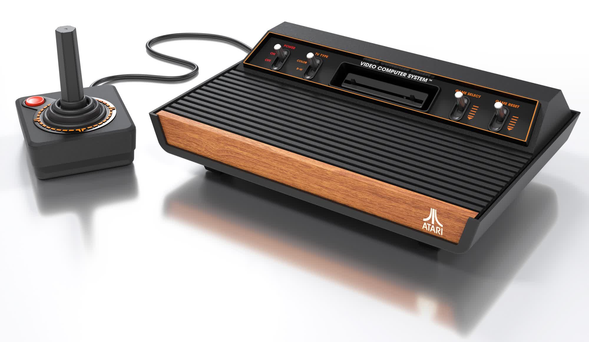 Atari's 2600+ is a rebooted version of the original console that can play 2600 and 7800 carts