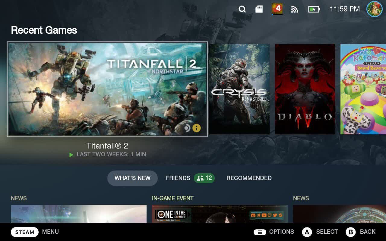 Titanfall 2 ROG Ally Game Settings