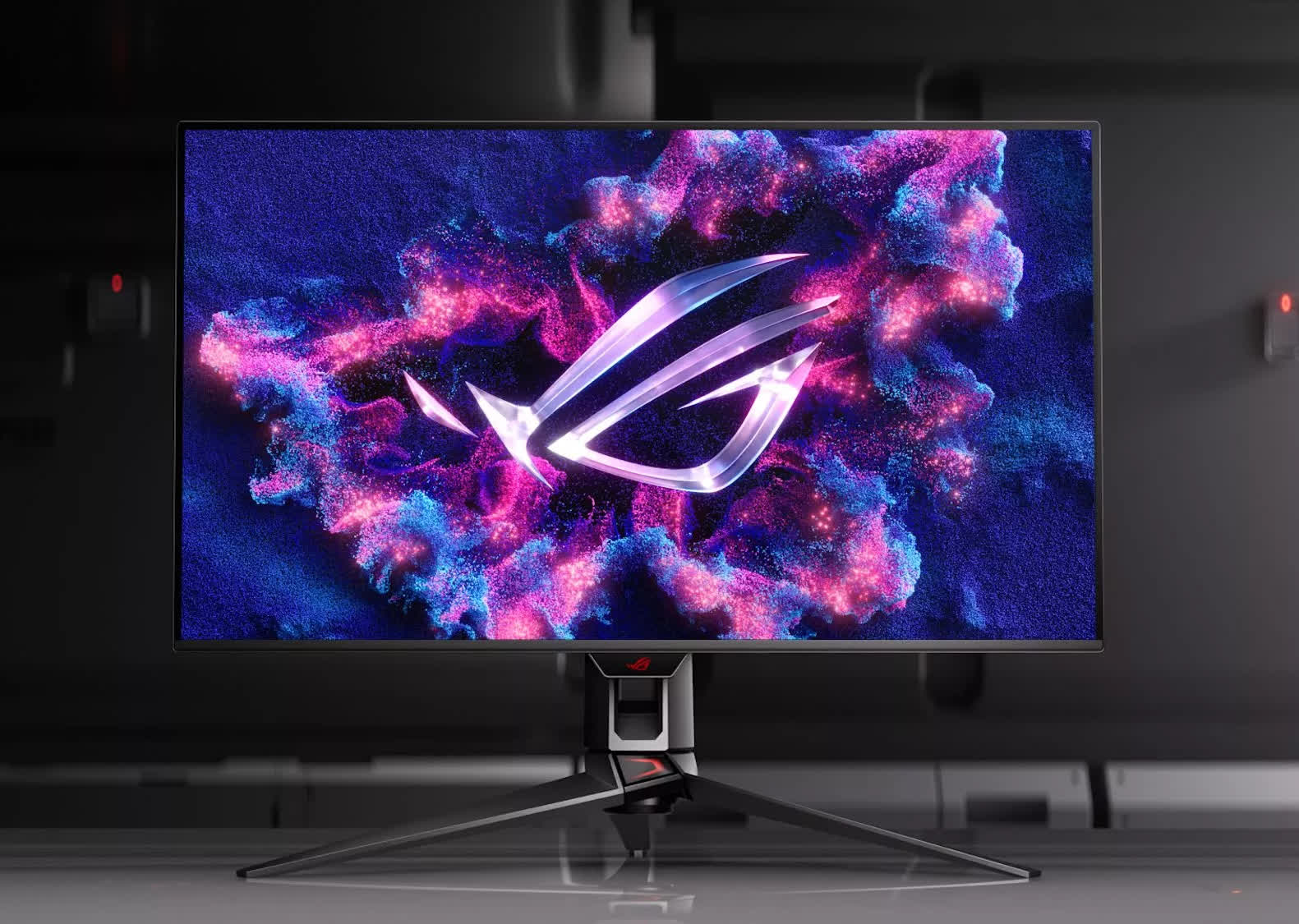 Asus reveals world&#8217;s first 32-inch 4K OLED monitor, Z790 motherboards, and a Wi-Fi 7 gaming router at Gamescom