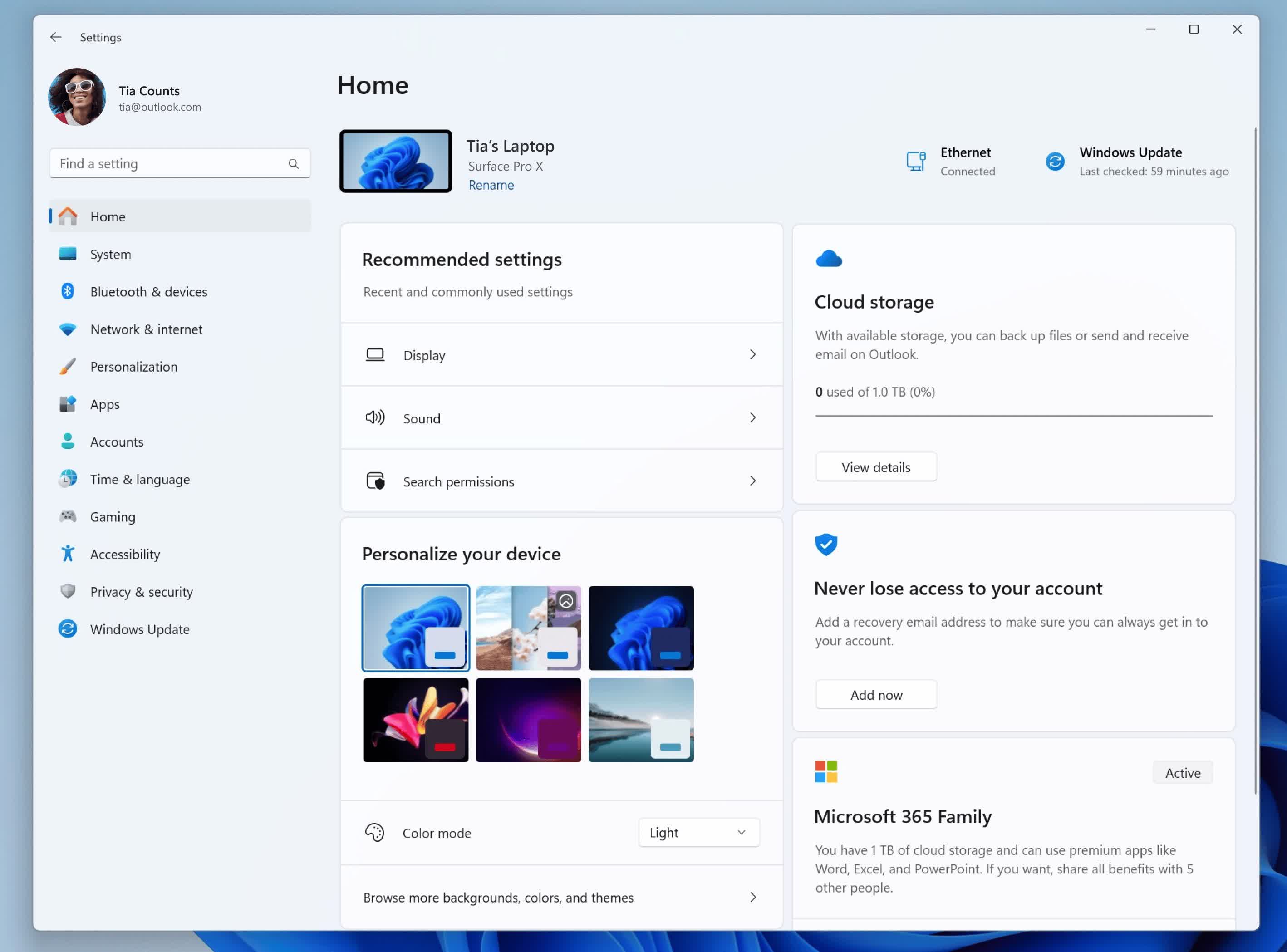 Windows 11 Is Getting A Redesigned Settings Homepage And New Backup App Windows 11 Is Getting A Redesigned Settings Homepage And New Backup App