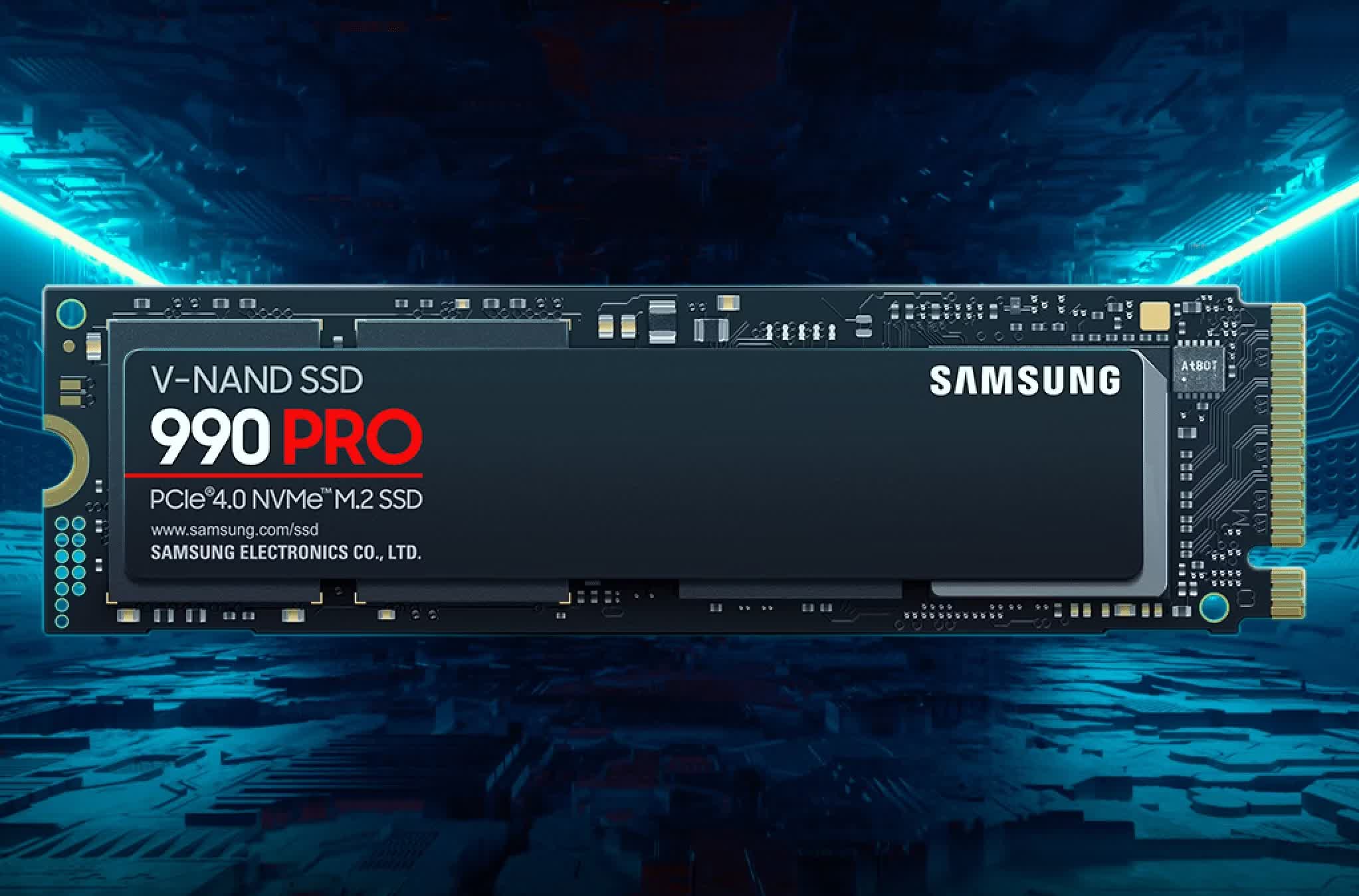 Samsung's 4TB 990 Pro SSD priced at $350 ahead of October launch