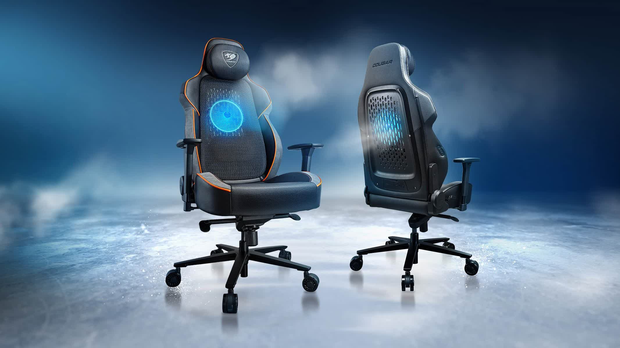 Cougar's latest gaming chair comes with an integrated RGB fan