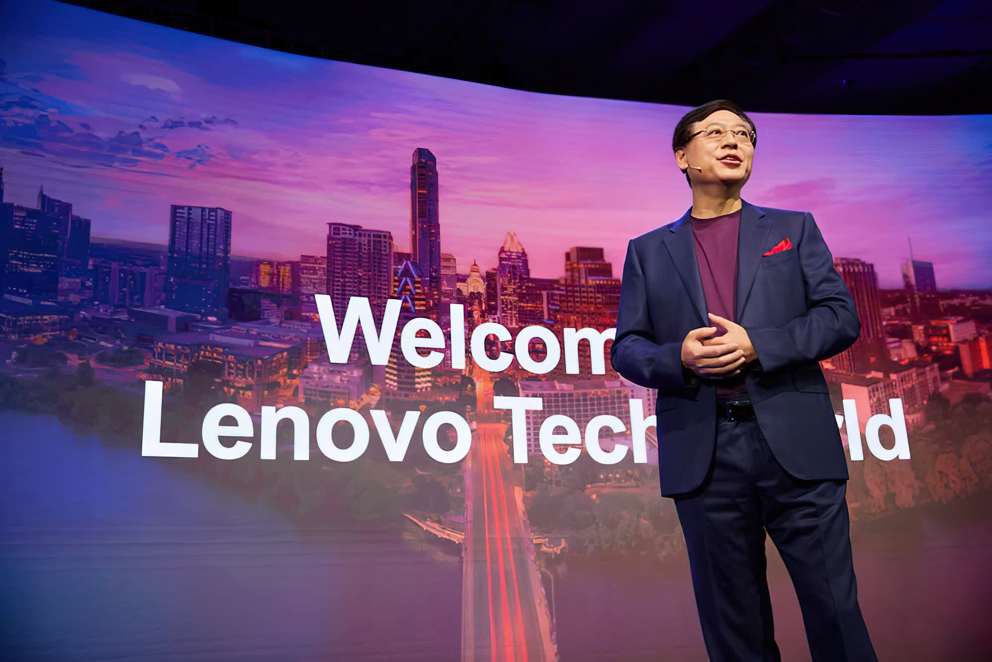 Lenovo moves beyond the PC, shows off data center, enterprise, turnkey AI solutions