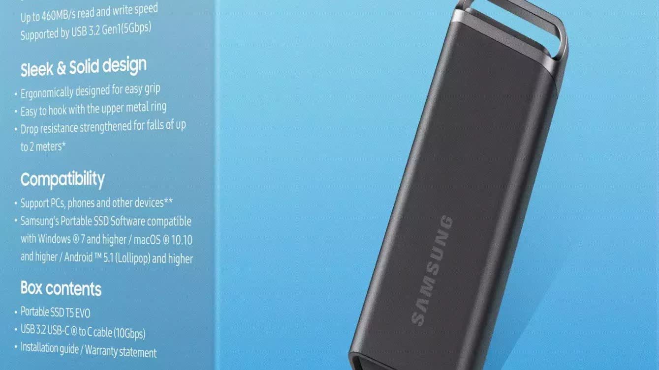 Samsung 8TB T5 EVO Portable SSD Review