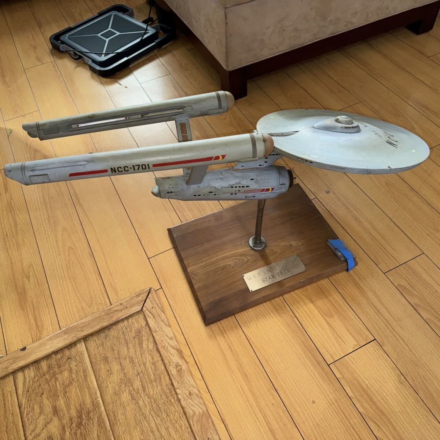 Missing for 50 years, the original Star Trek Enterprise model may have appeared on eBay