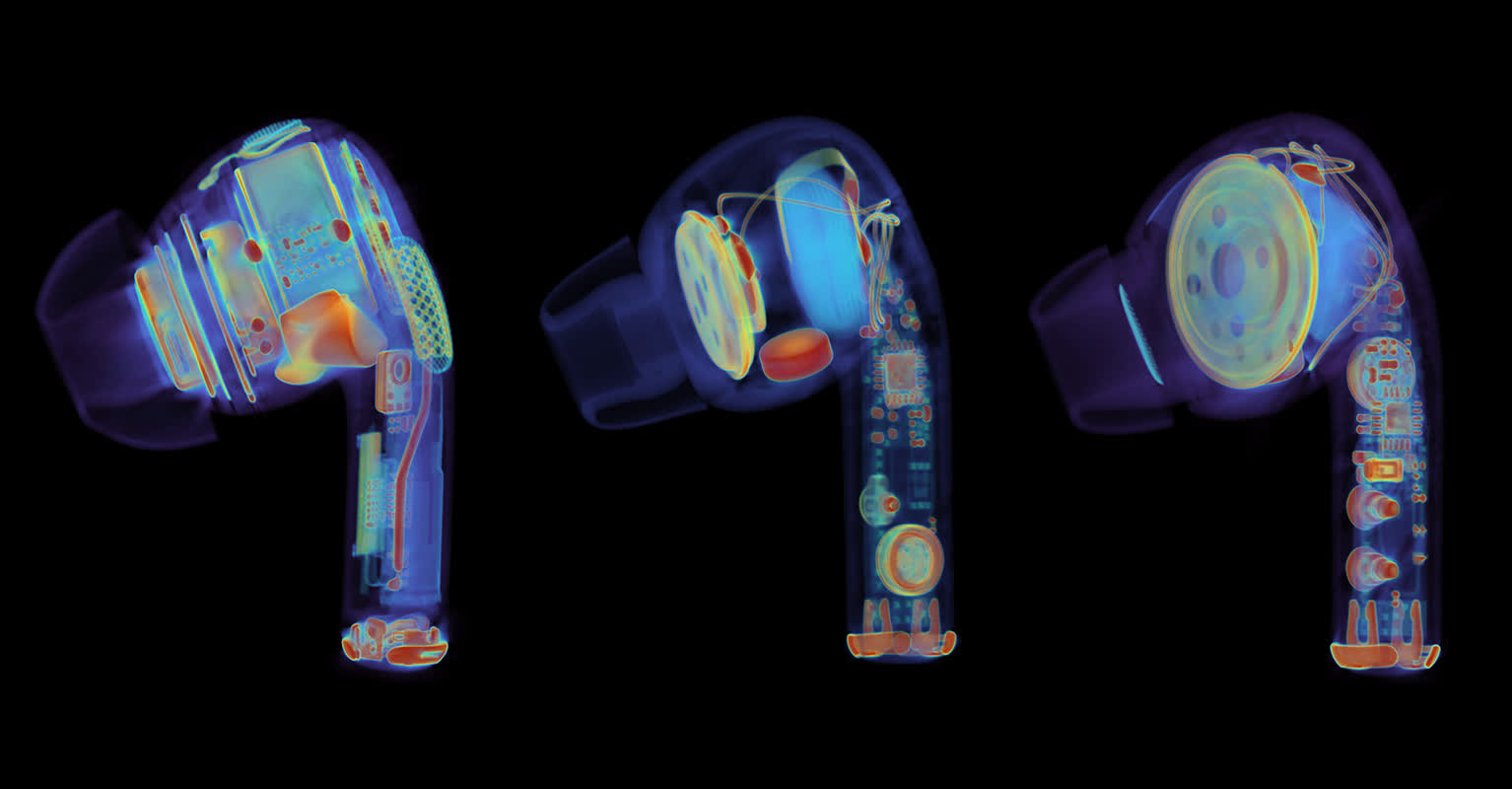 Spotting counterfeits: Looking inside electronics using a CT scan