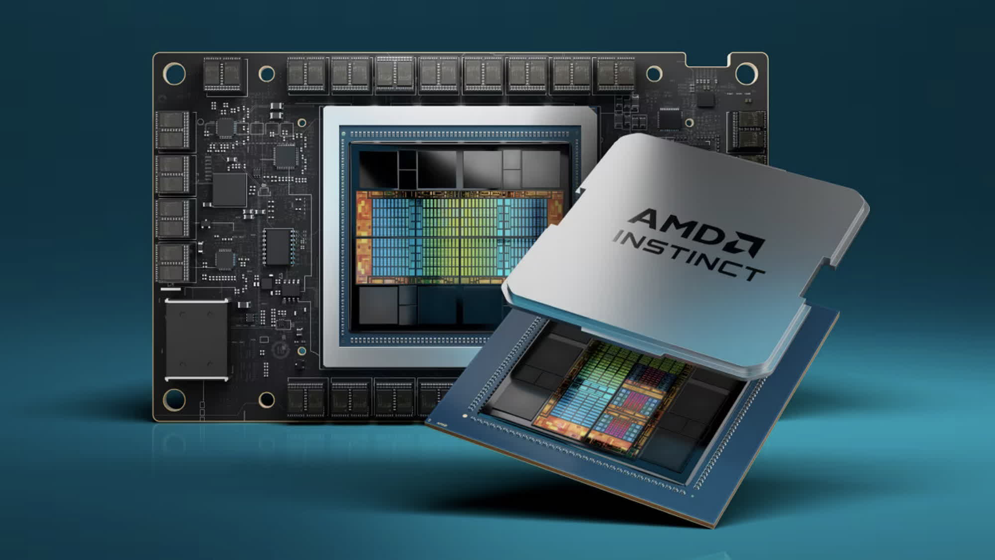 AMD says its MI300X AI accelerator is faster than Nvidia's H100