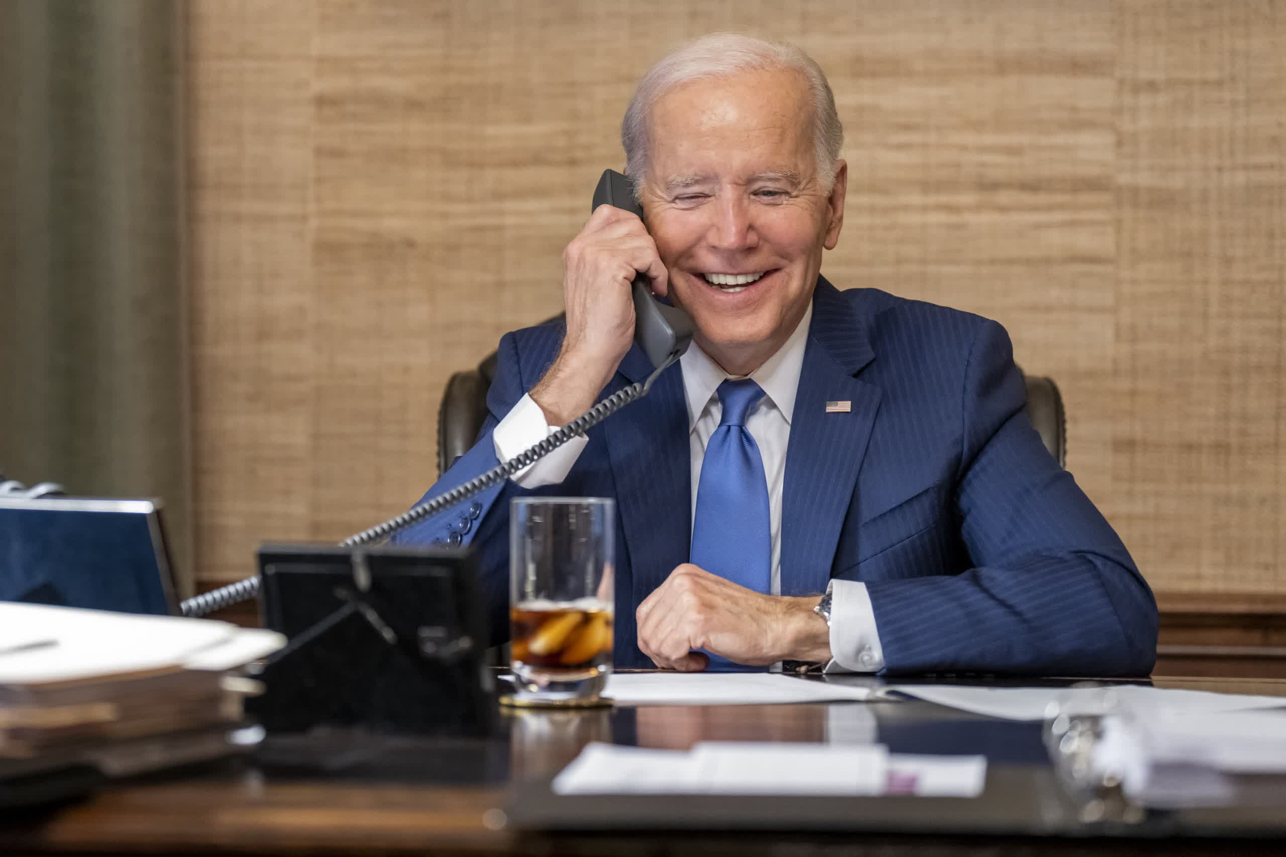 Joe Biden says he wants to ban AI voice impersonations